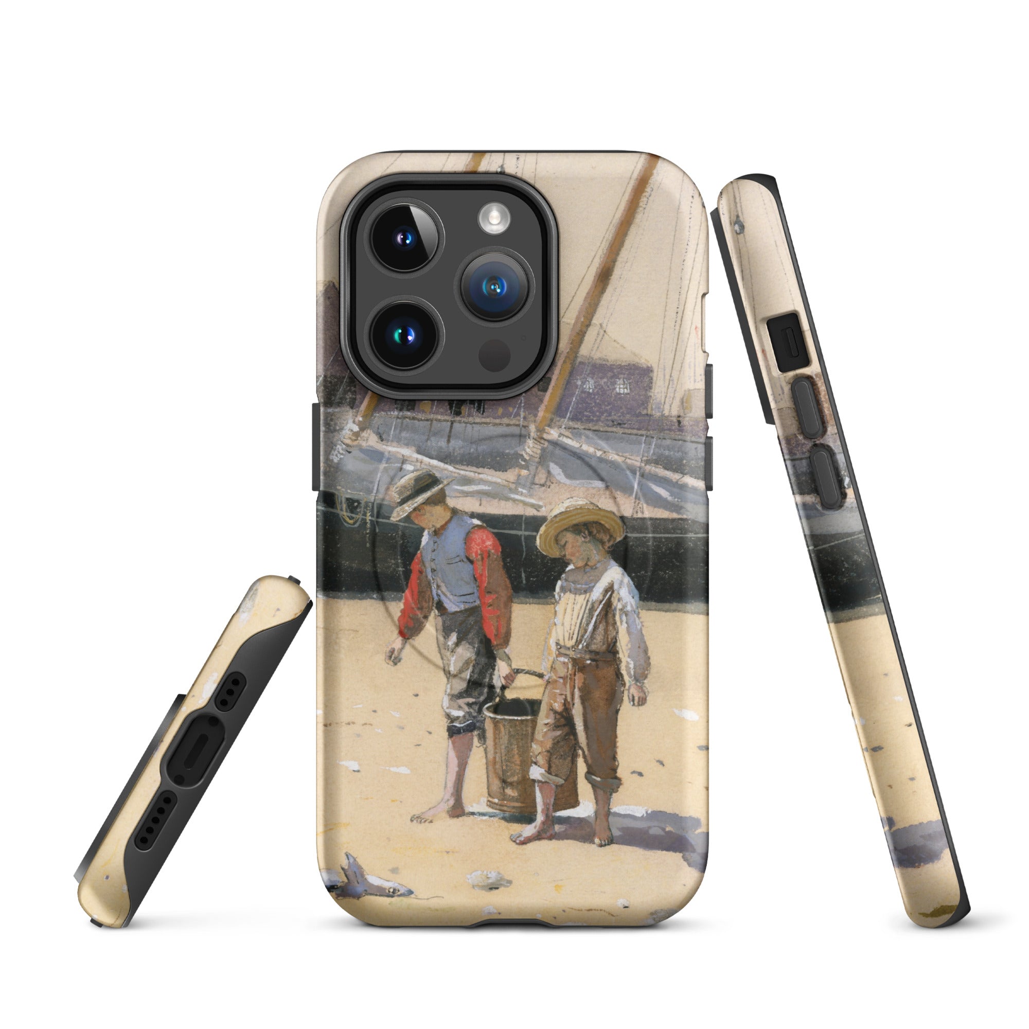 MagSafe® tough case for iPhone®-Winslow Homer-Basket of Clams 1873