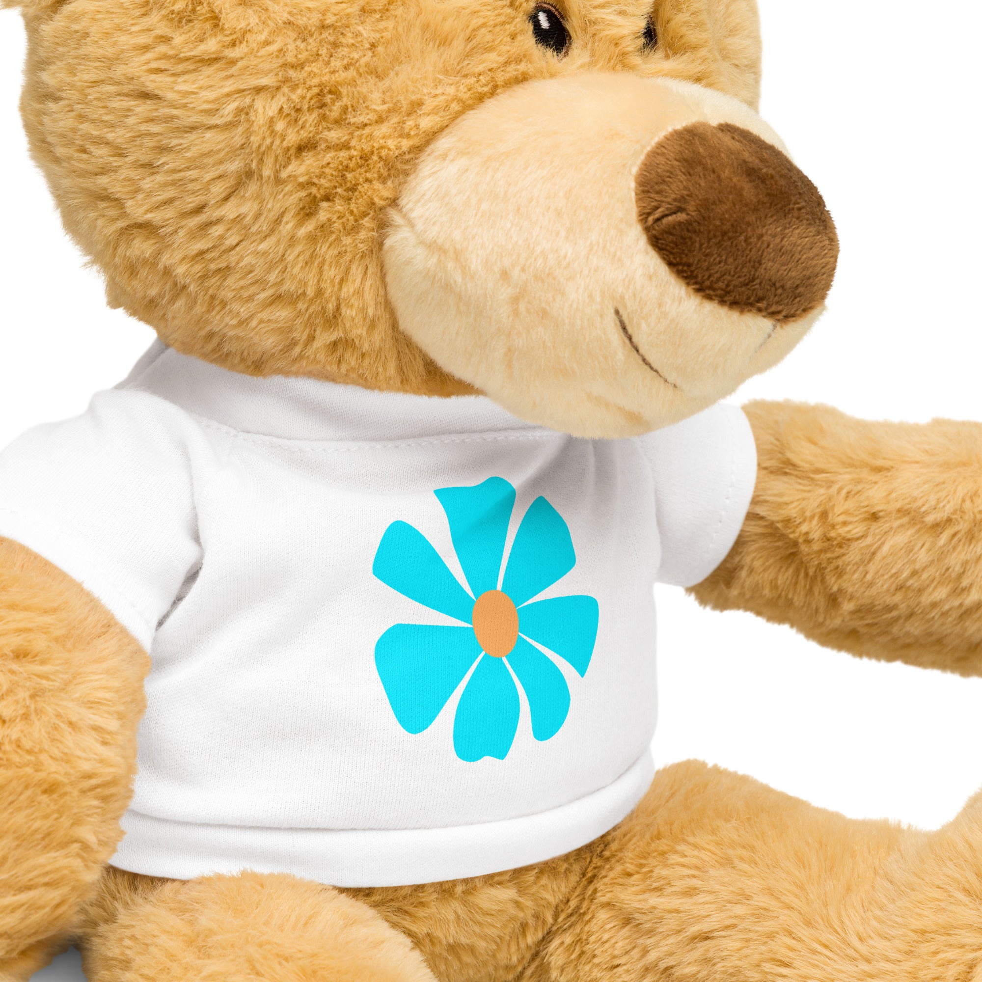 Teddy bear with a t-shirt-Daisy Flower VIII