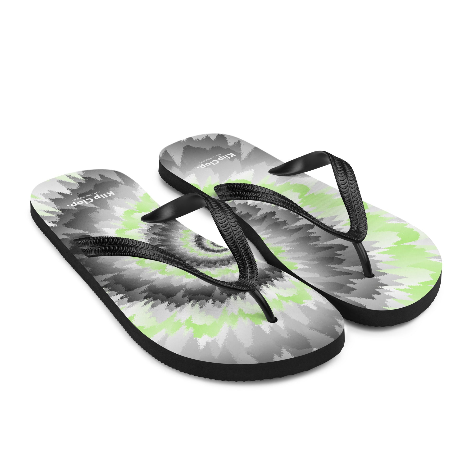 Flip-Flops-Tie Dye Spiral-Agender