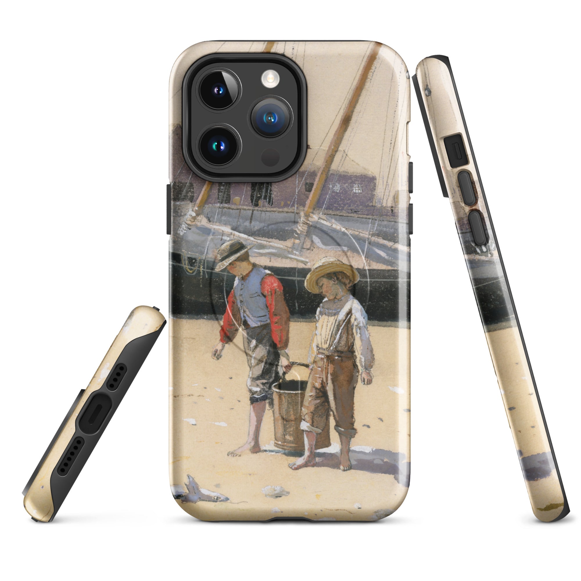 MagSafe® tough case for iPhone®-Winslow Homer-Basket of Clams 1873