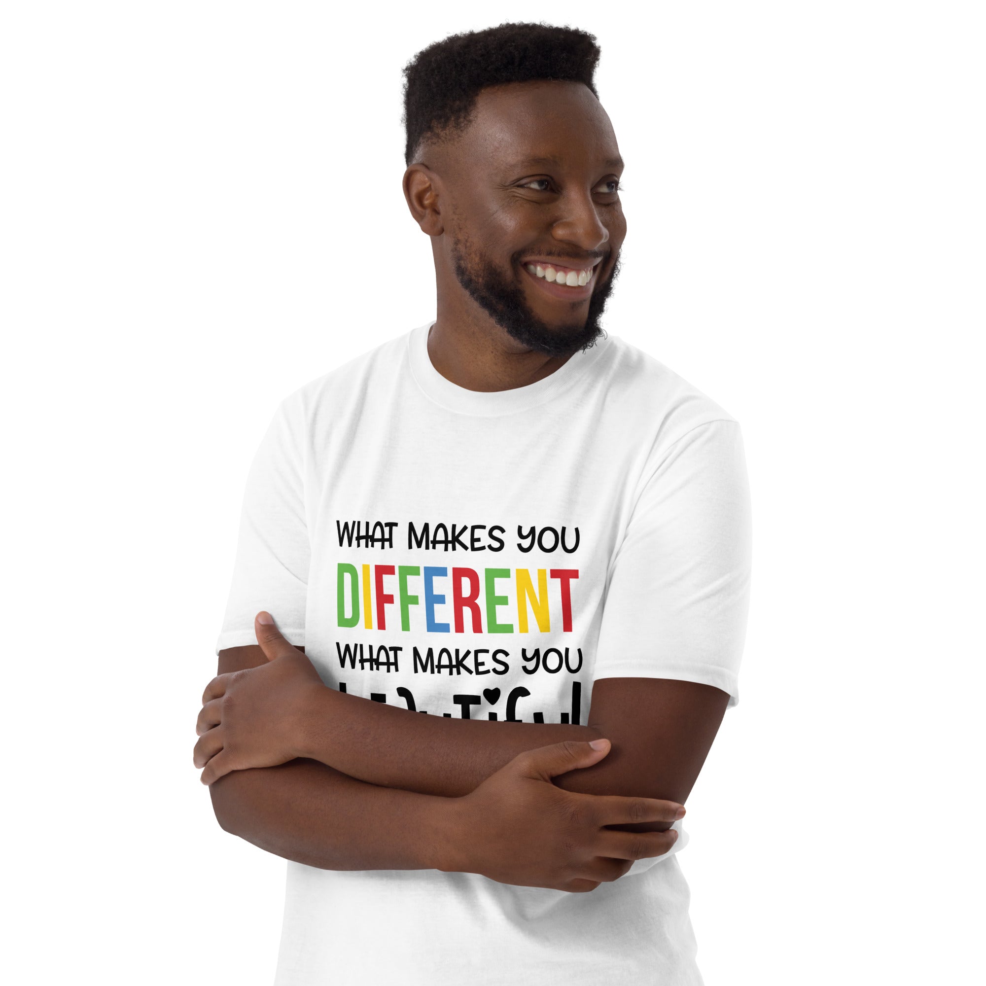 Short-Sleeve Unisex T-Shirt- What makes you different is What Makes you Beautiful