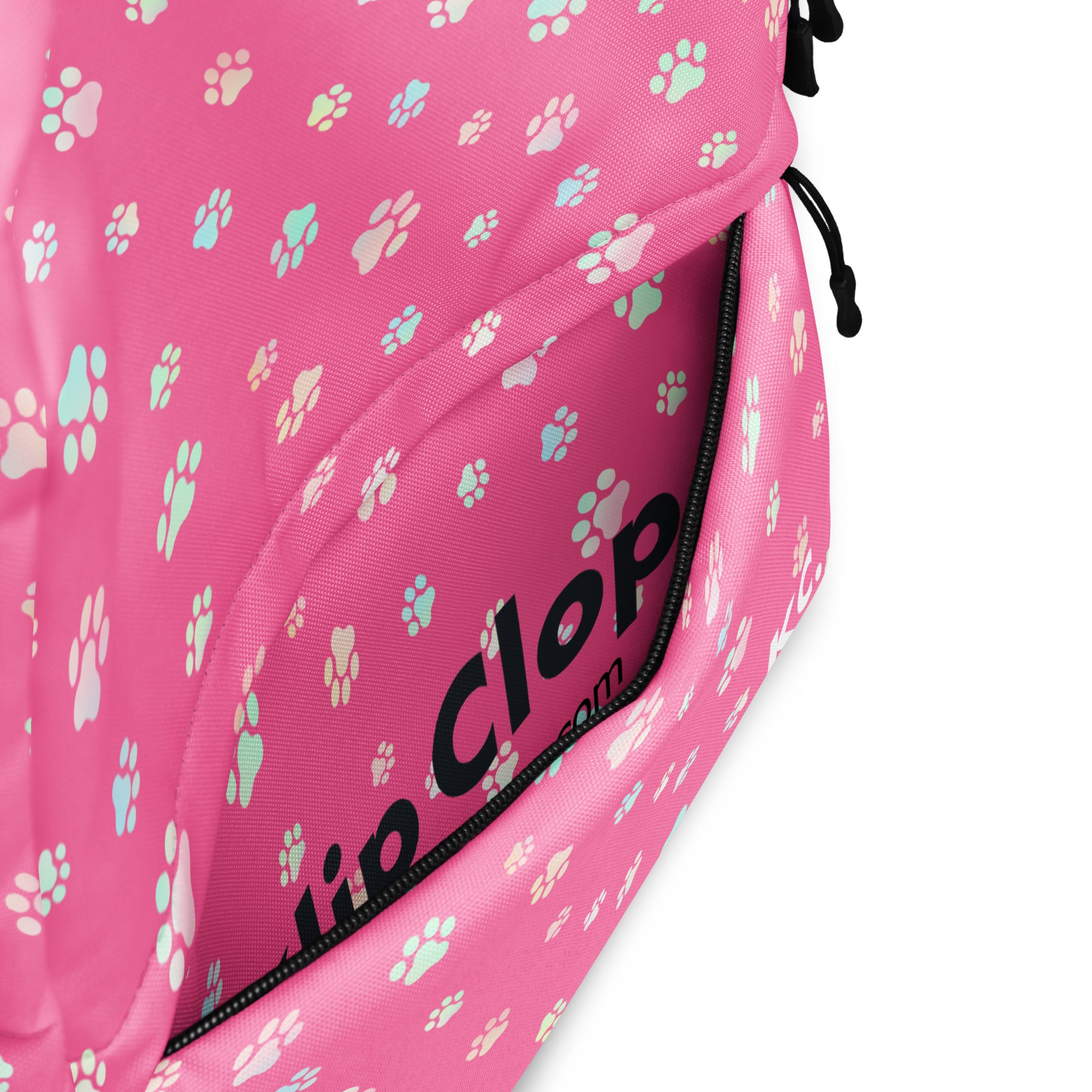Dog Paws Backpack-Pink