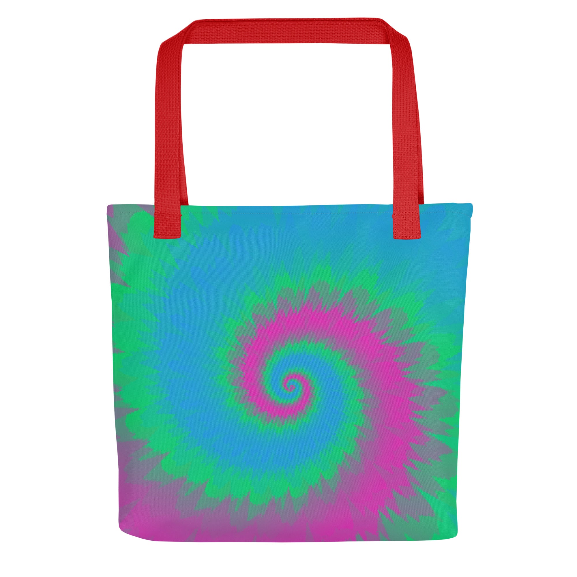 Tote bag-Tie Dye Spiral - Polysexual