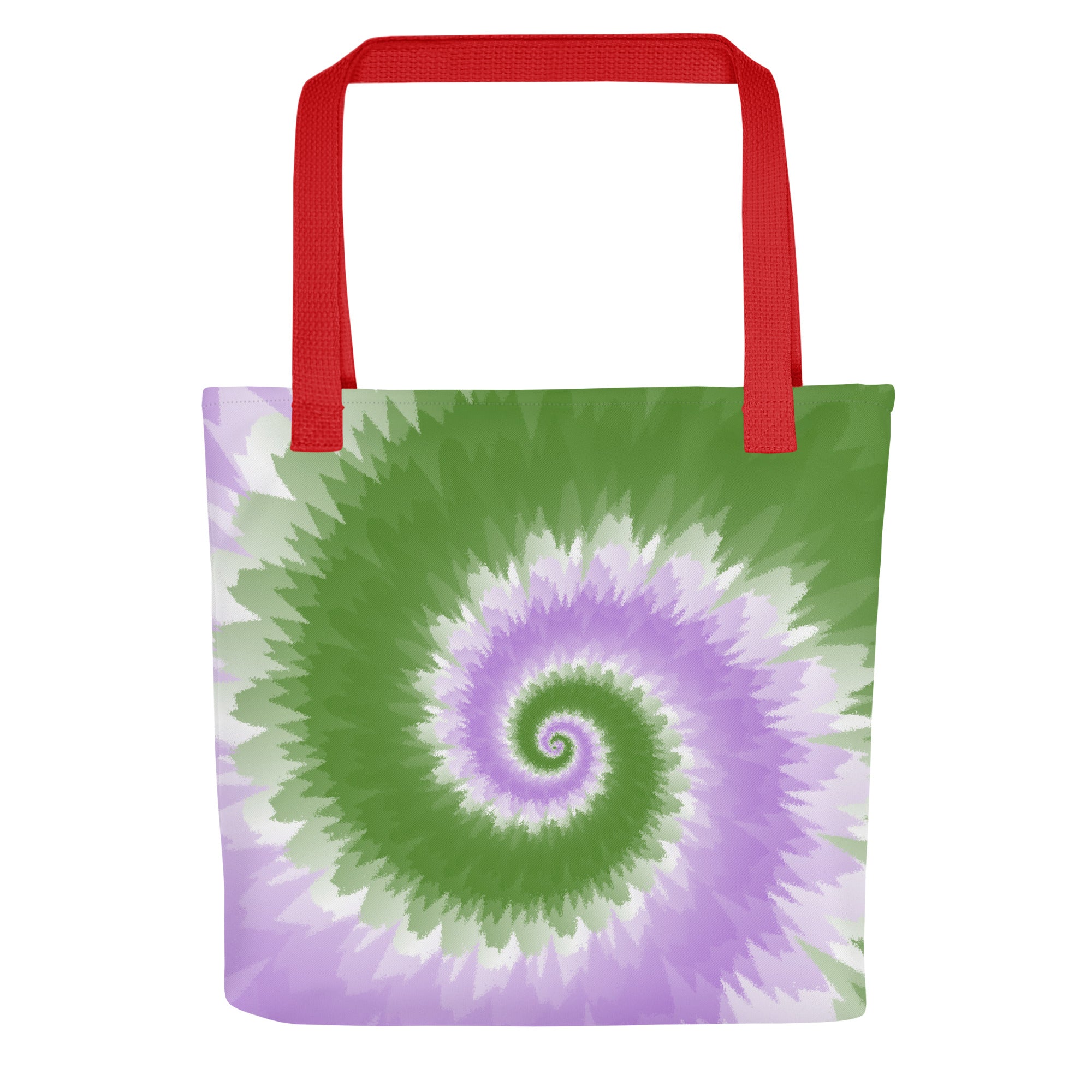 Tote bag-Tie Dye Spiral - Genderqueer