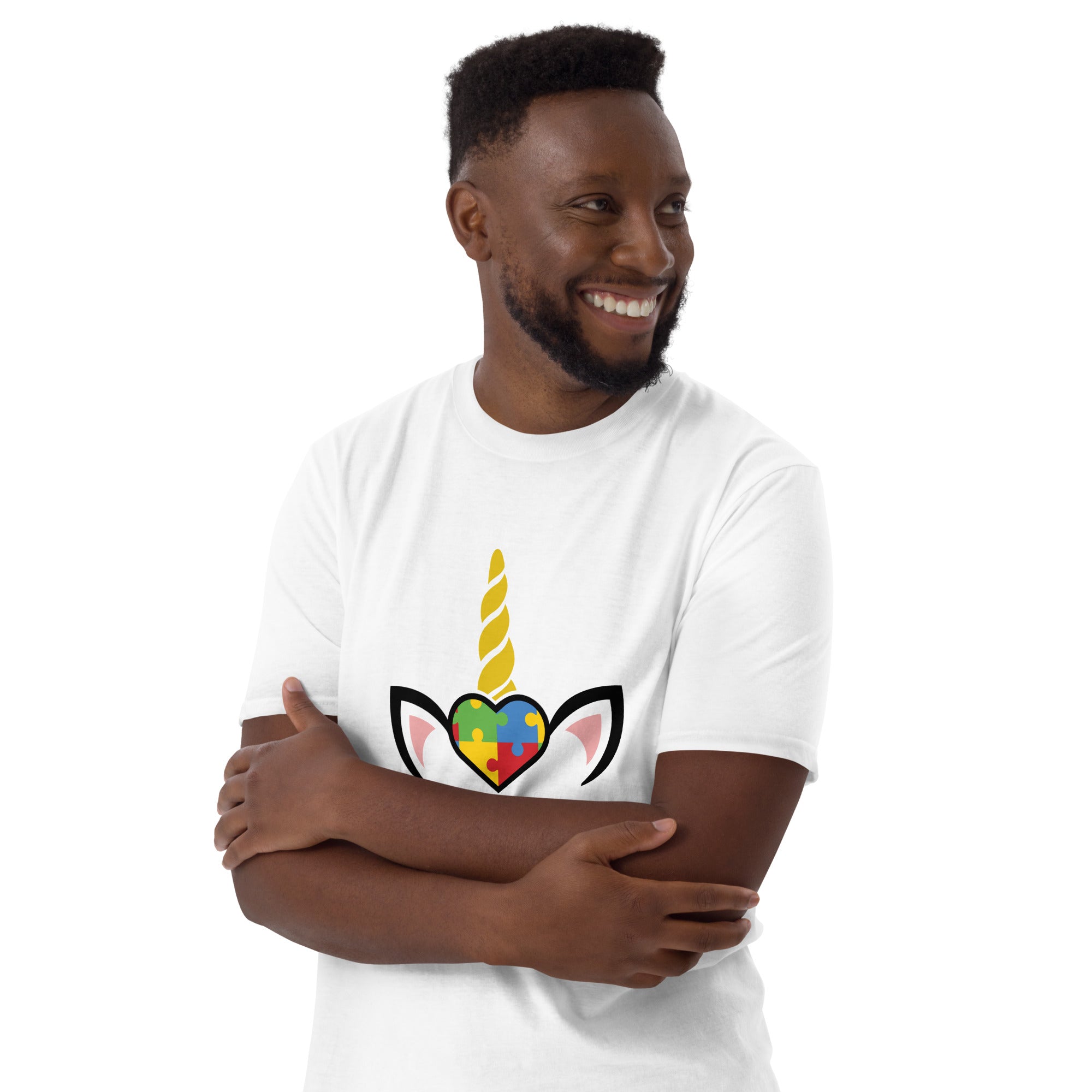 Short-Sleeve Unisex T-Shirt- Unicorn Autism