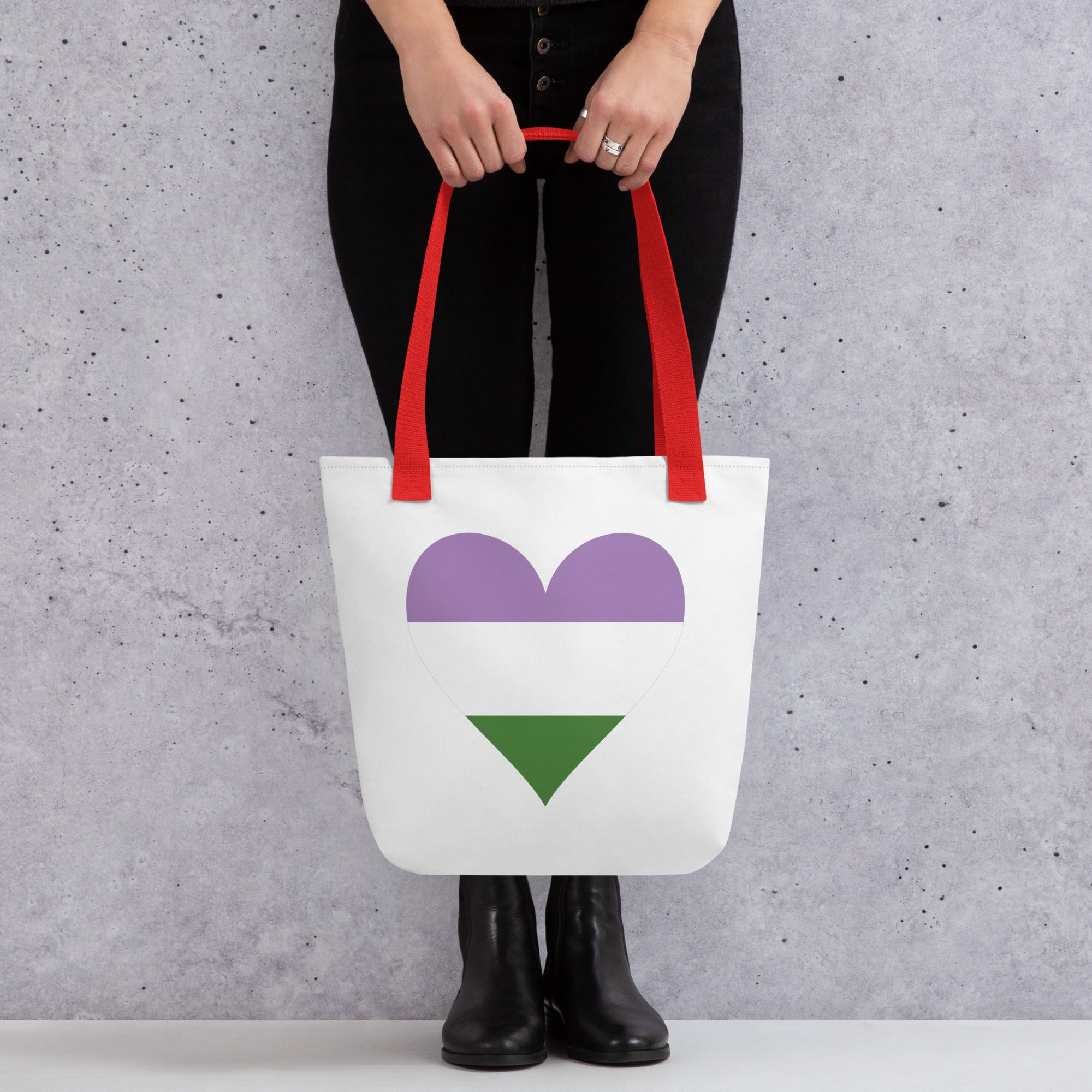 Tote bag- Genderqueer Heart