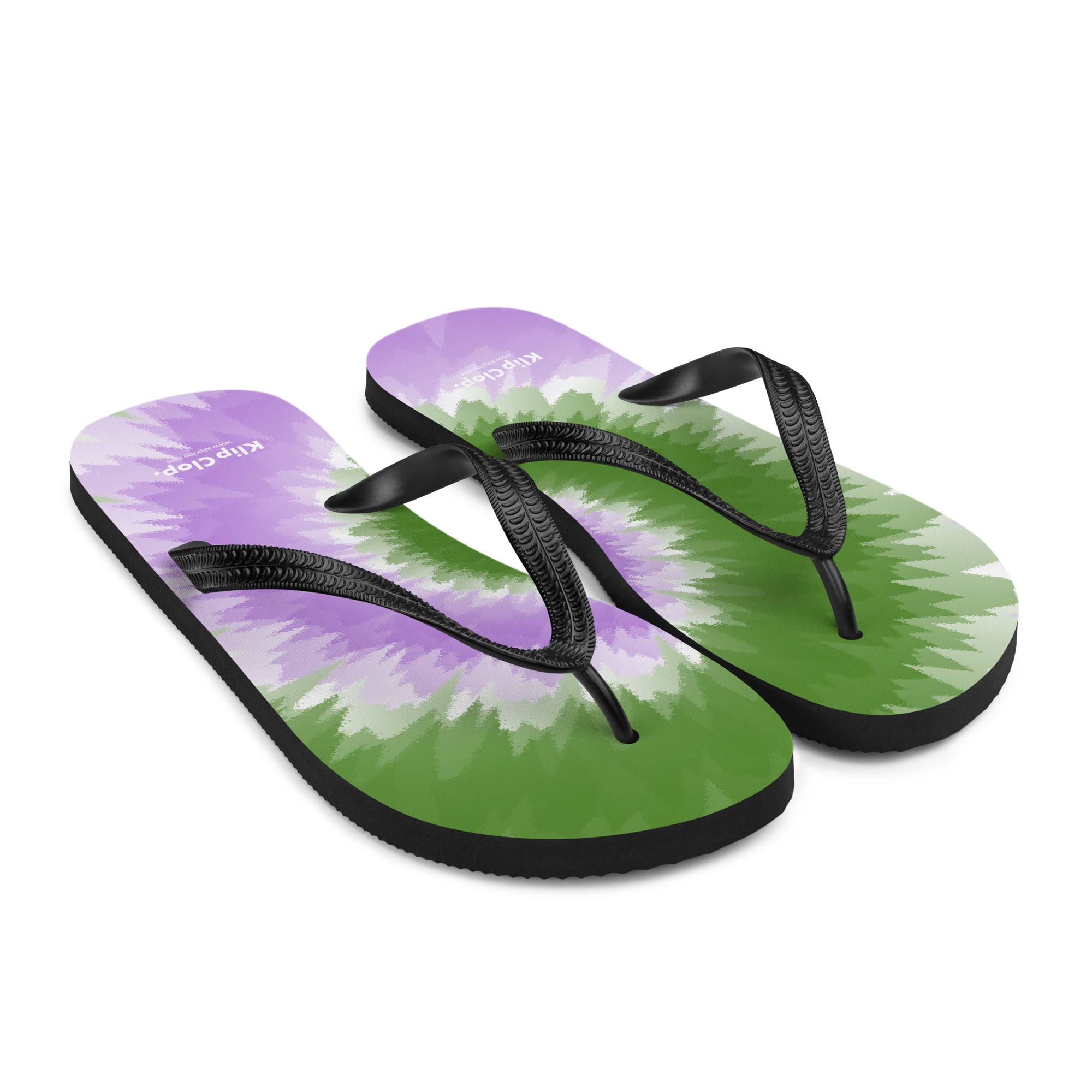 Flip-Flops-Tie Dye Spiral-Genderqueer