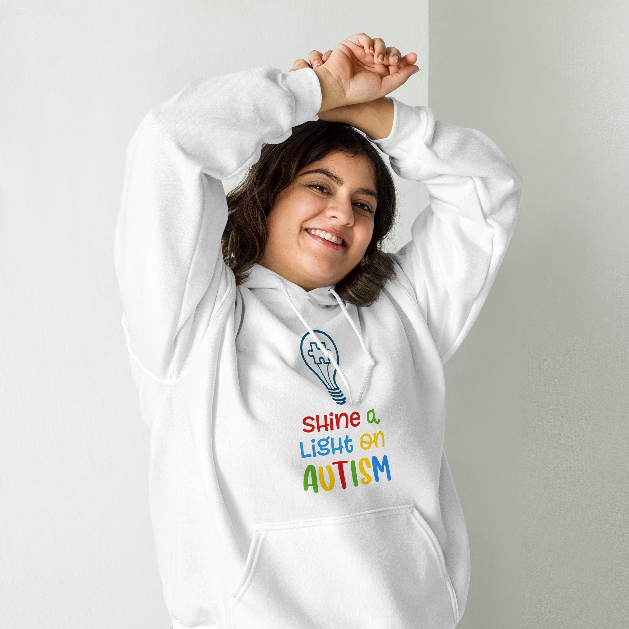 Unisex Hoodie- Shine a light on autism