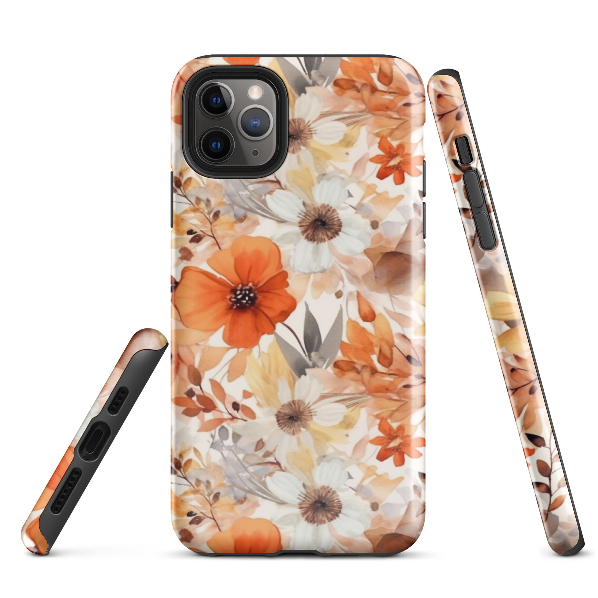 Tough Case for iPhone®- Floral Pattern I