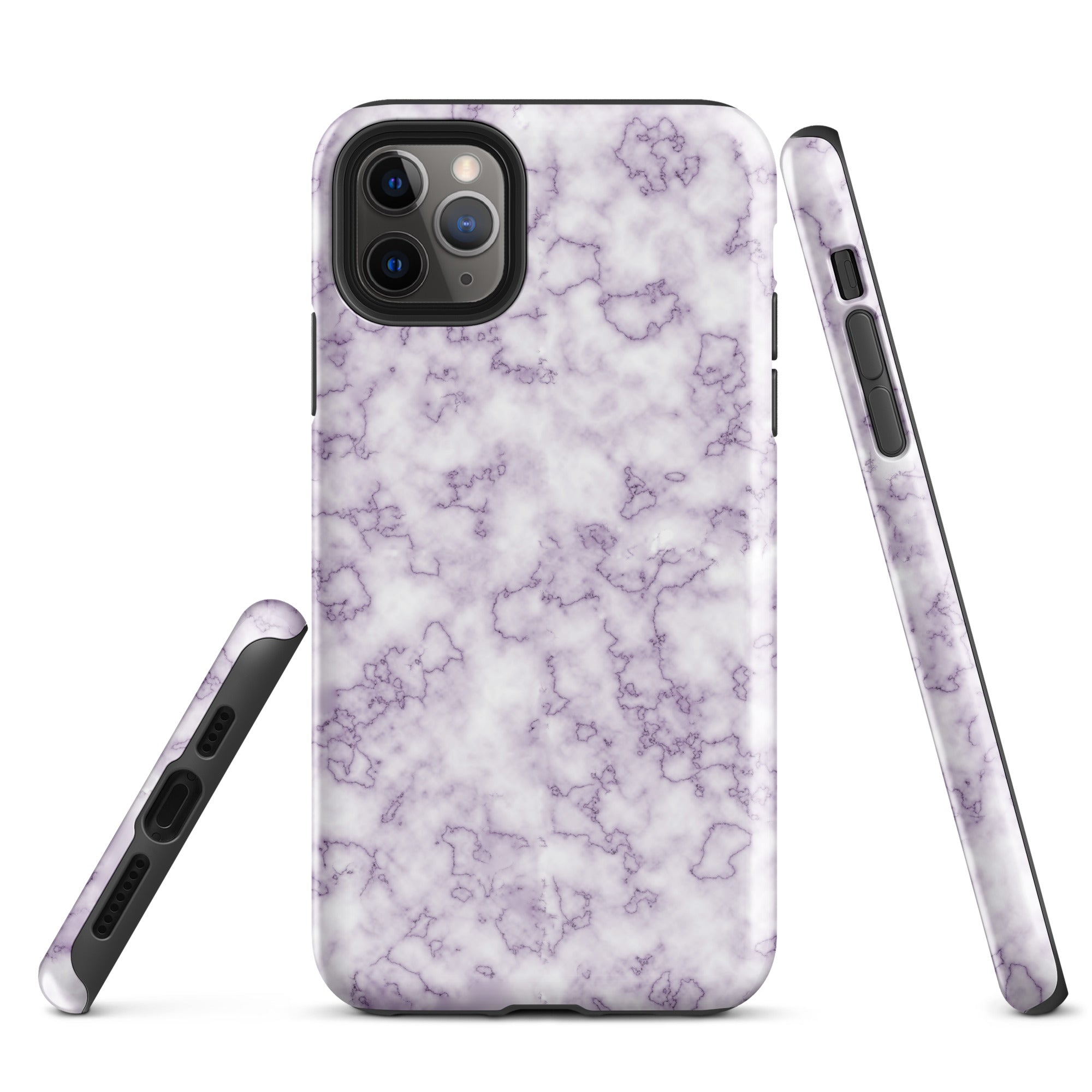Tough Case for iPhone®- Purple Marble