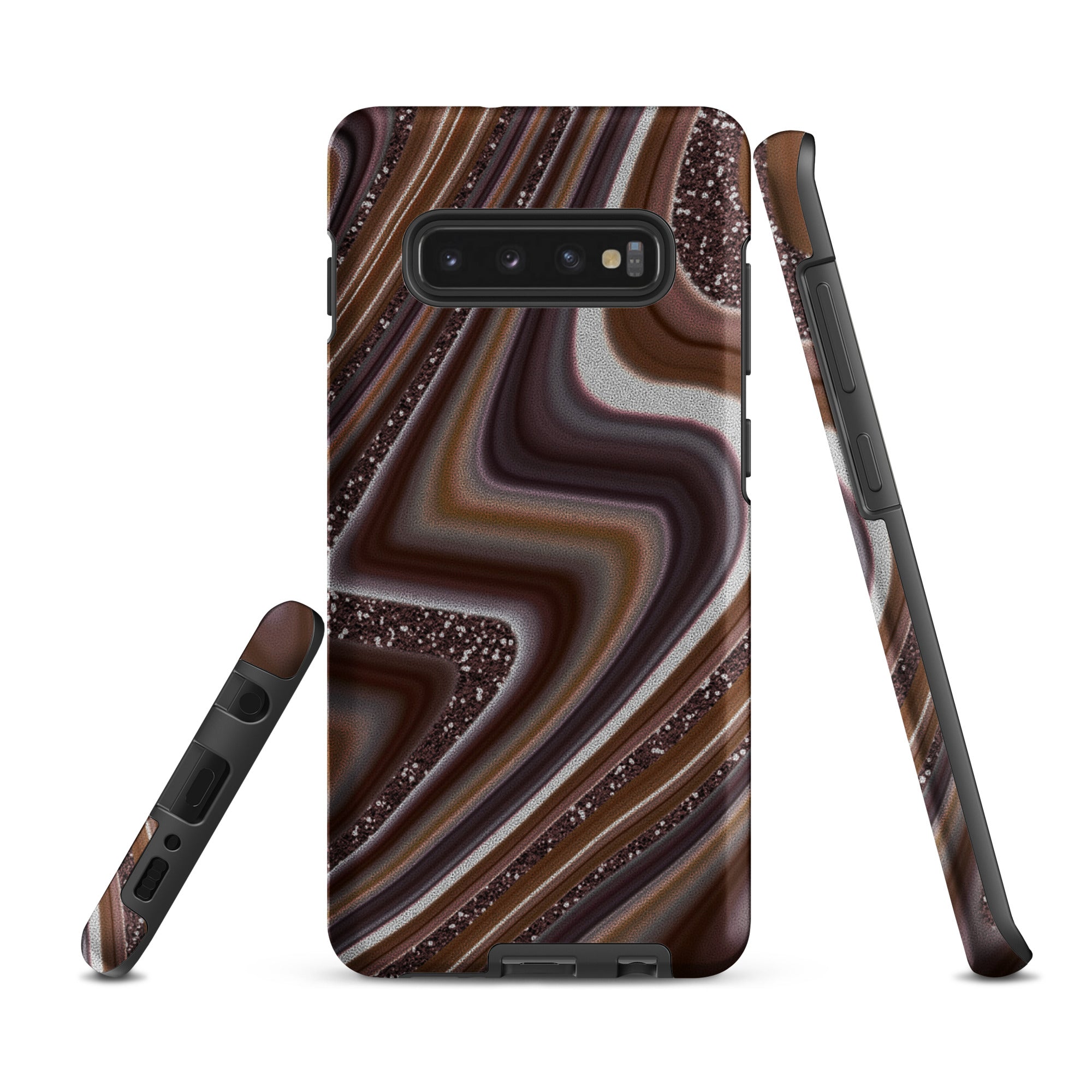 Tough case for Samsung®- Abstract Leather