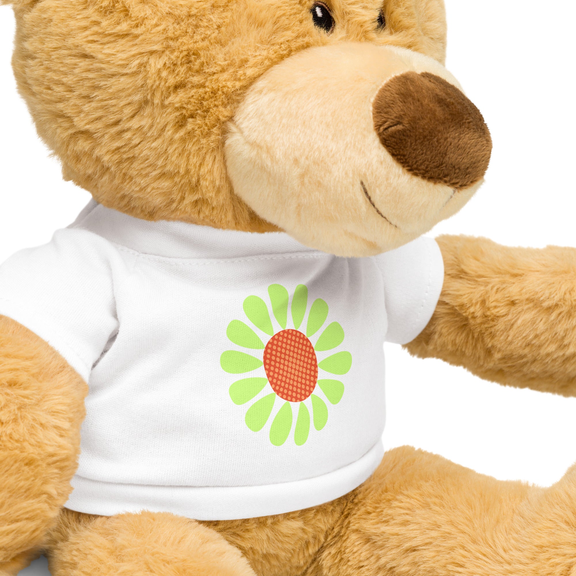 Teddy bear with a t-shirt-Daisy Flower IV