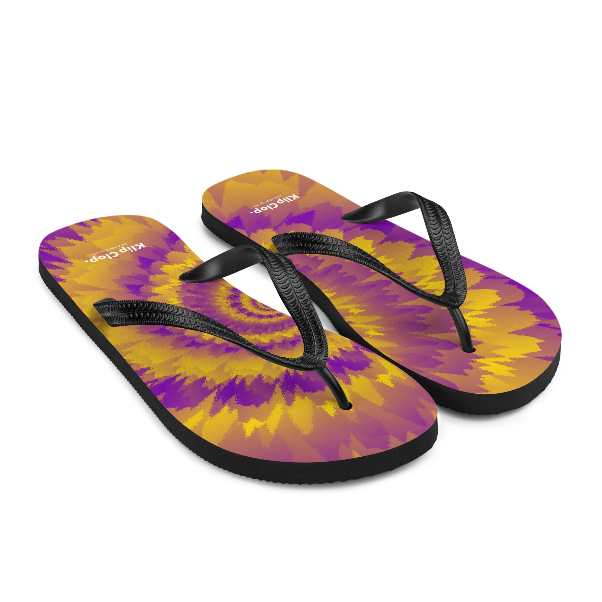 Flip-Flops-Tie Dye Spiral-Intersex