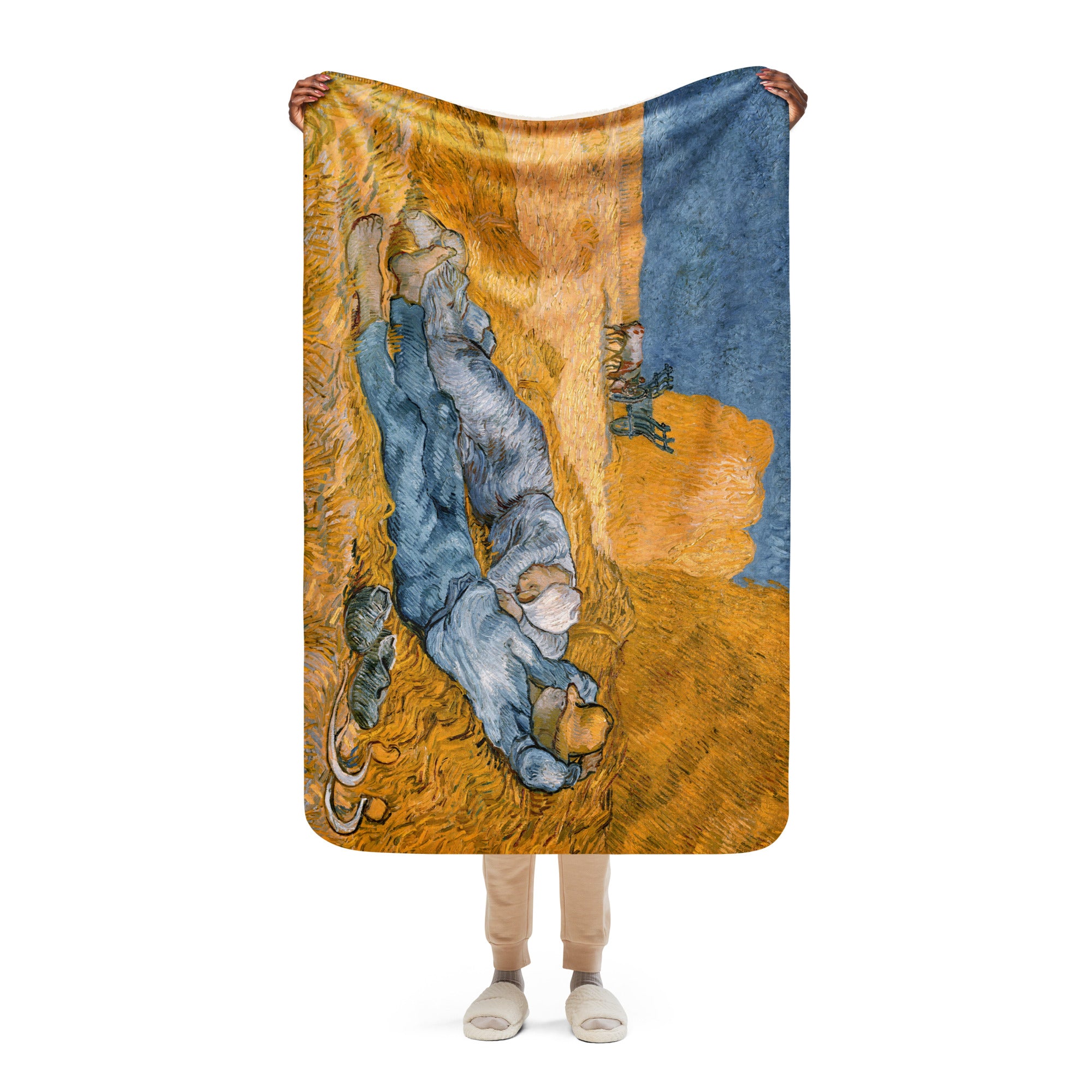 Sherpa blanket-Noon Rest from Work