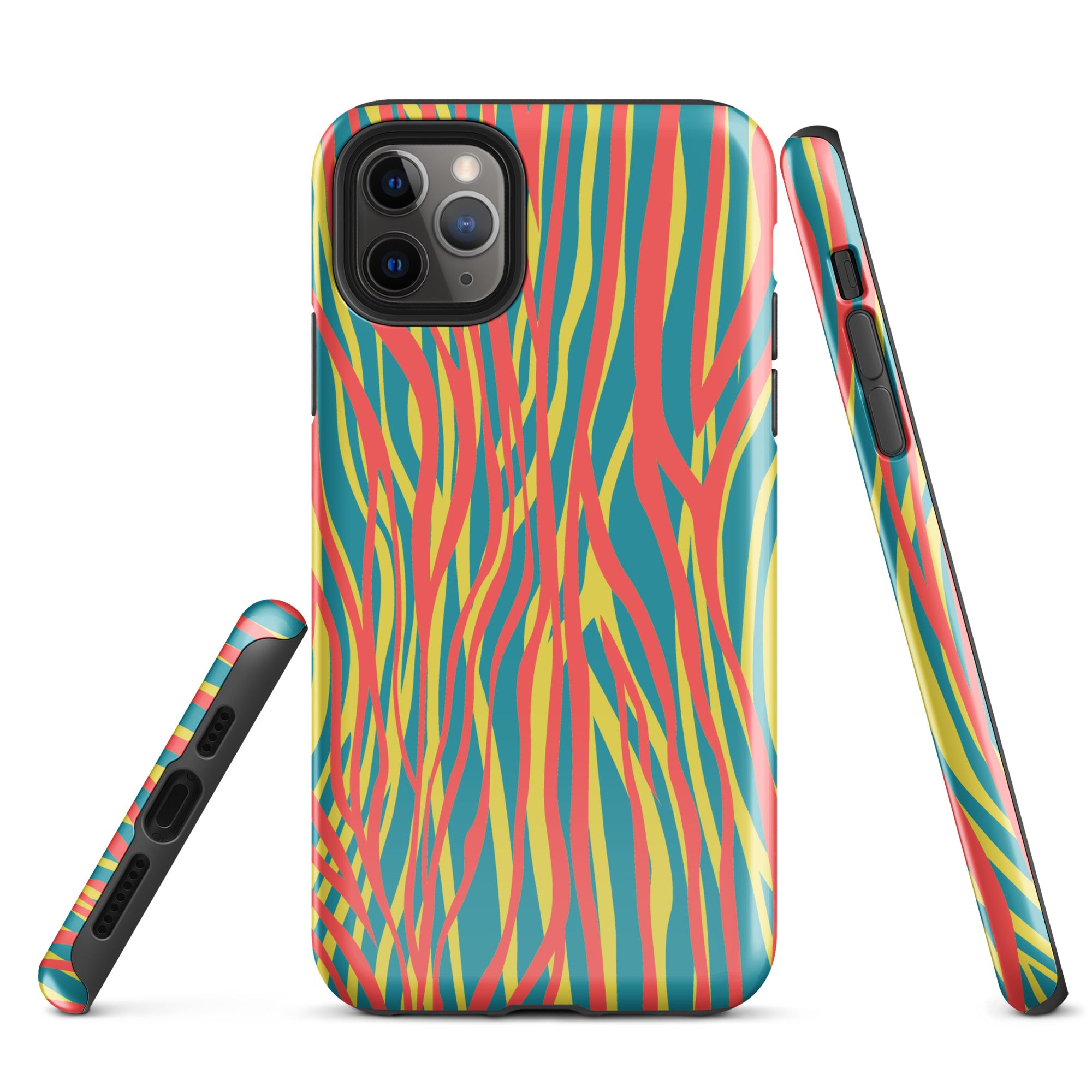 Tough Case for iPhone®- Funky Zebra Pattern III