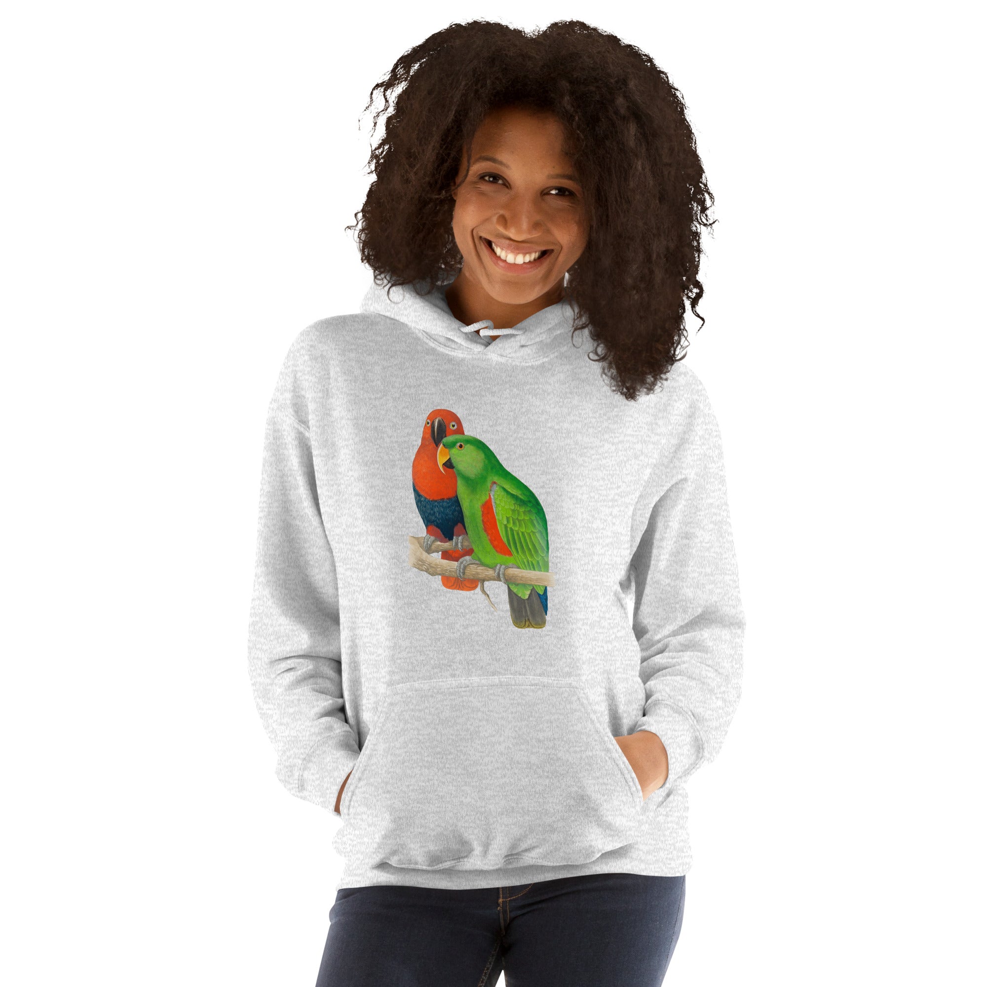 Unisex Hoodie-New Guinea Eclectus Parrot