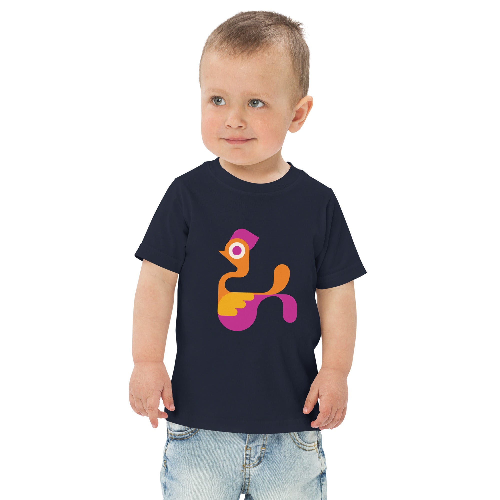 Toddler jersey t-shirt-Peacock