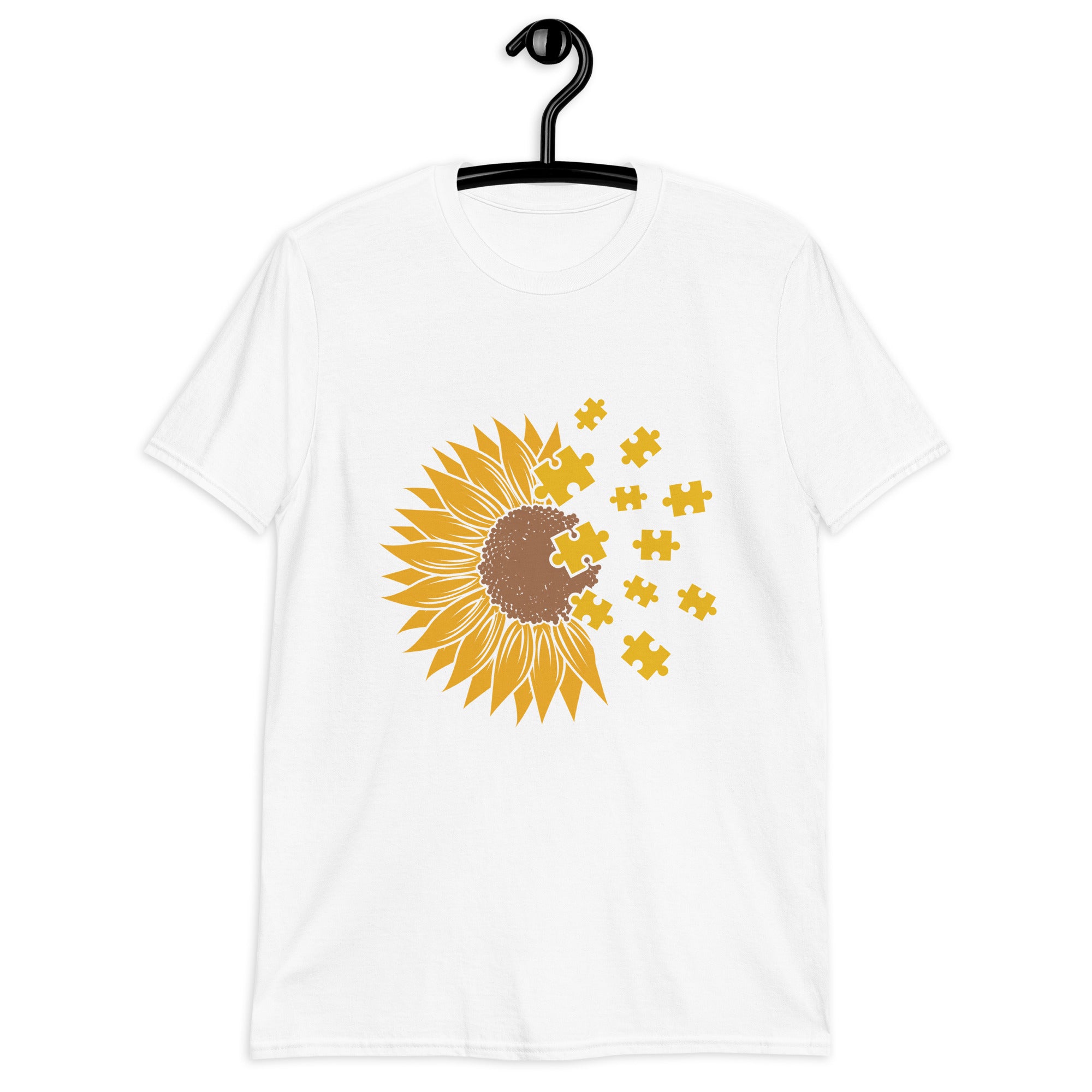 Short-Sleeve Unisex T-Shirt- Sunflower Autism
