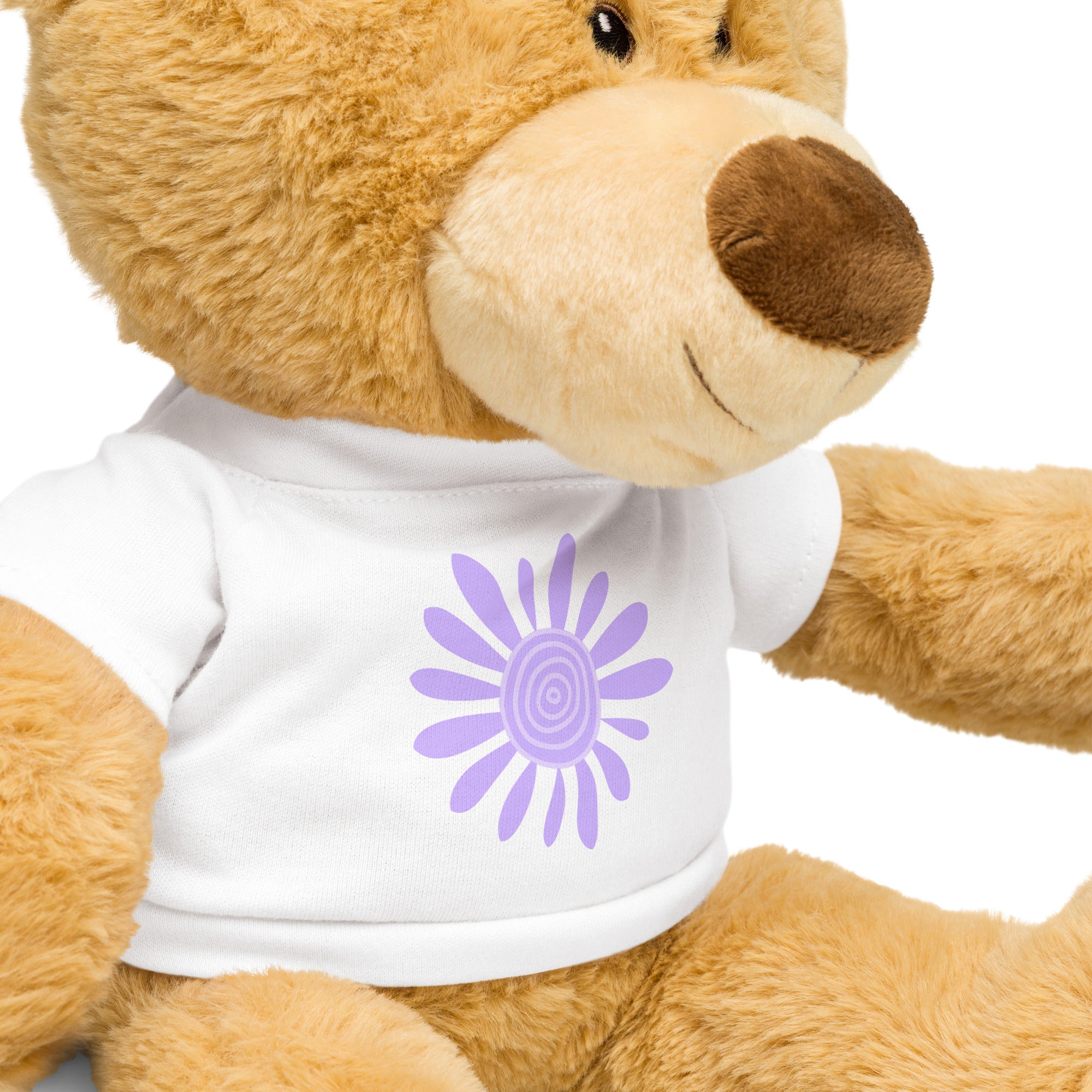 Teddy bear with a t-shirt-Daisy Flower VII