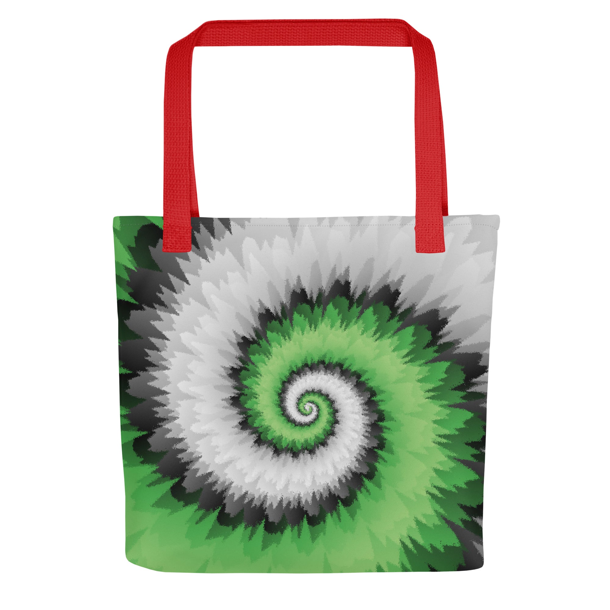 Tote bag-Tie Dye Spiral - Aromantic