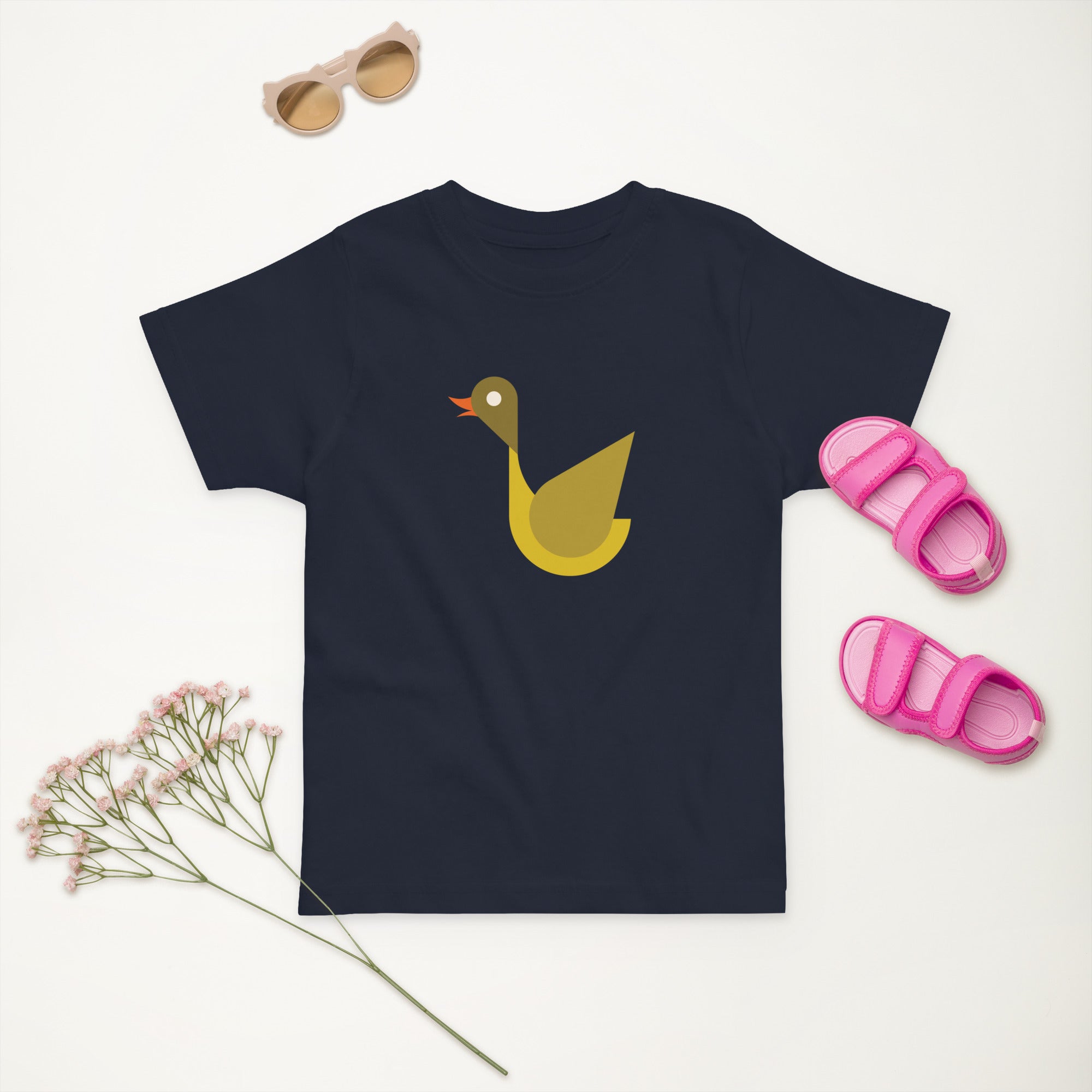 Toddler jersey t-shirt-Duck