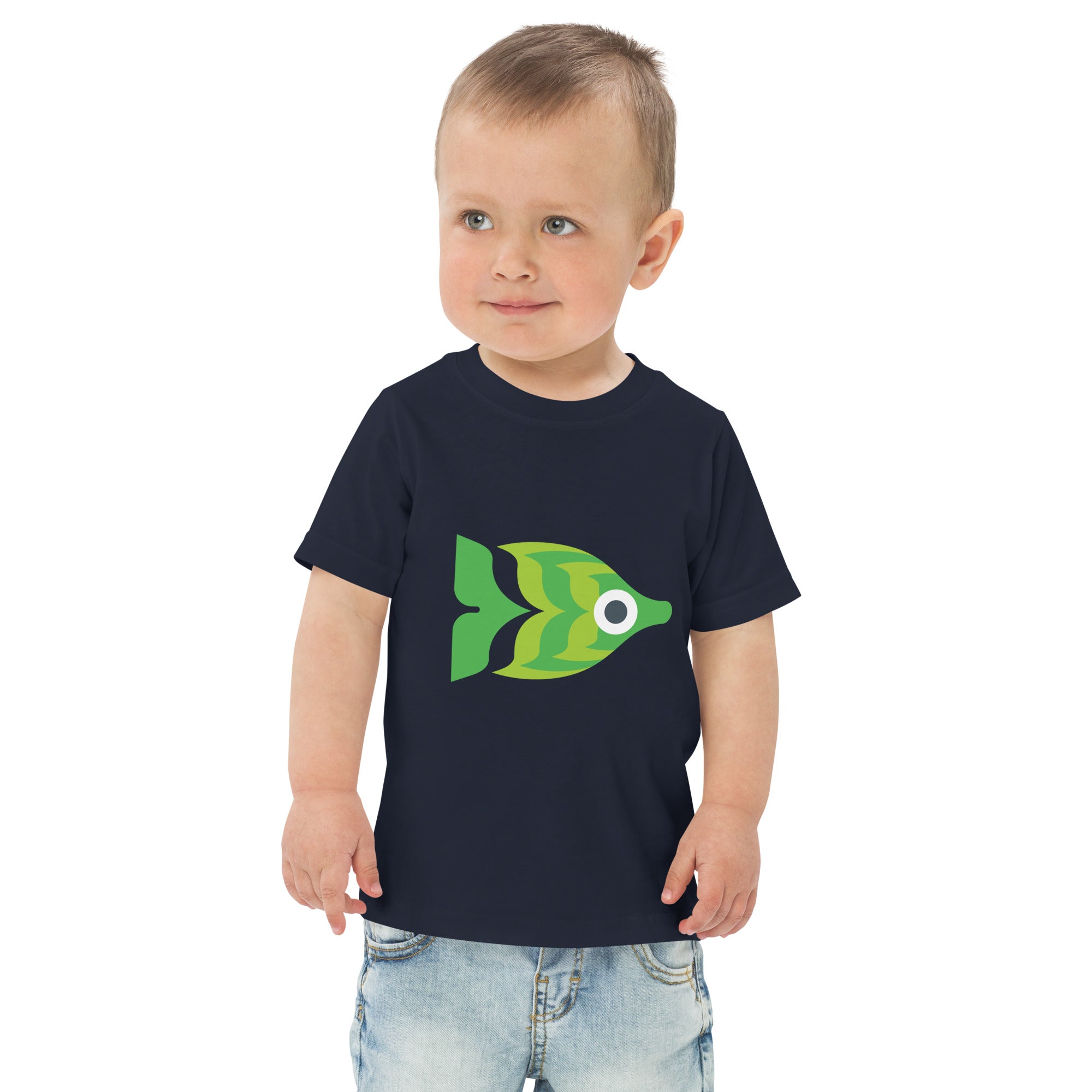 Toddler jersey t-shirt-Fish I