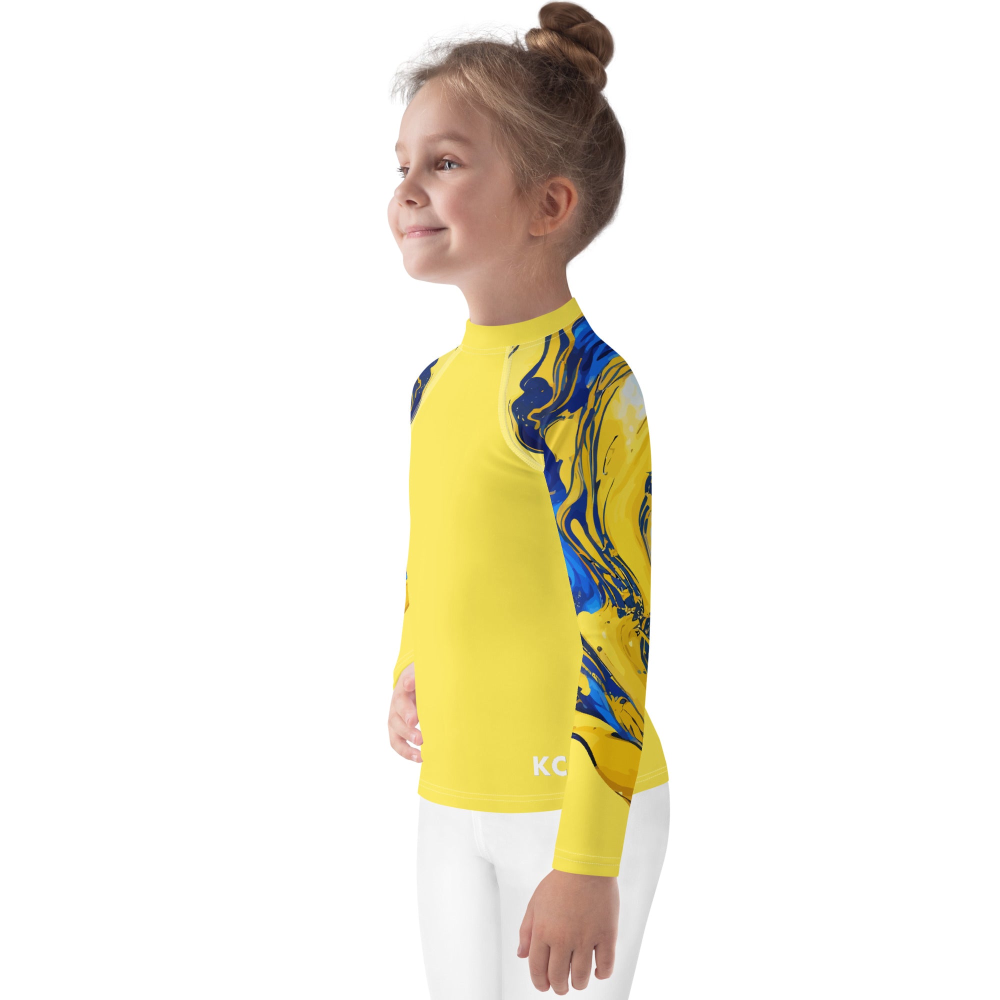 Kids Rash Guard-Ink Pattern III