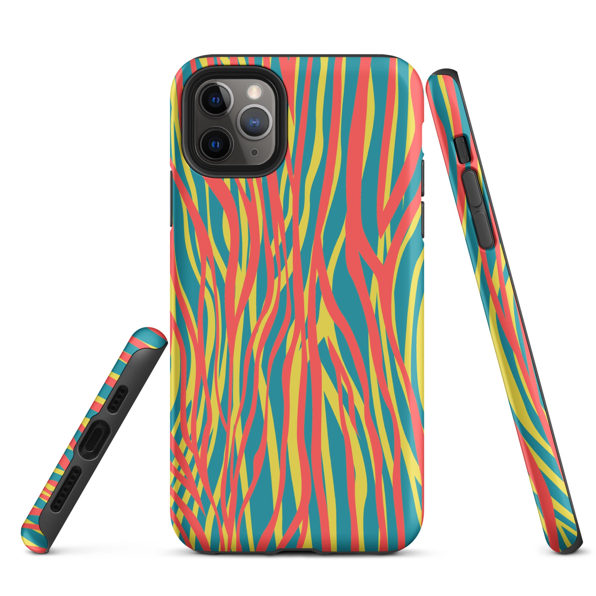 Tough Case for iPhone®- Funky Zebra Pattern III