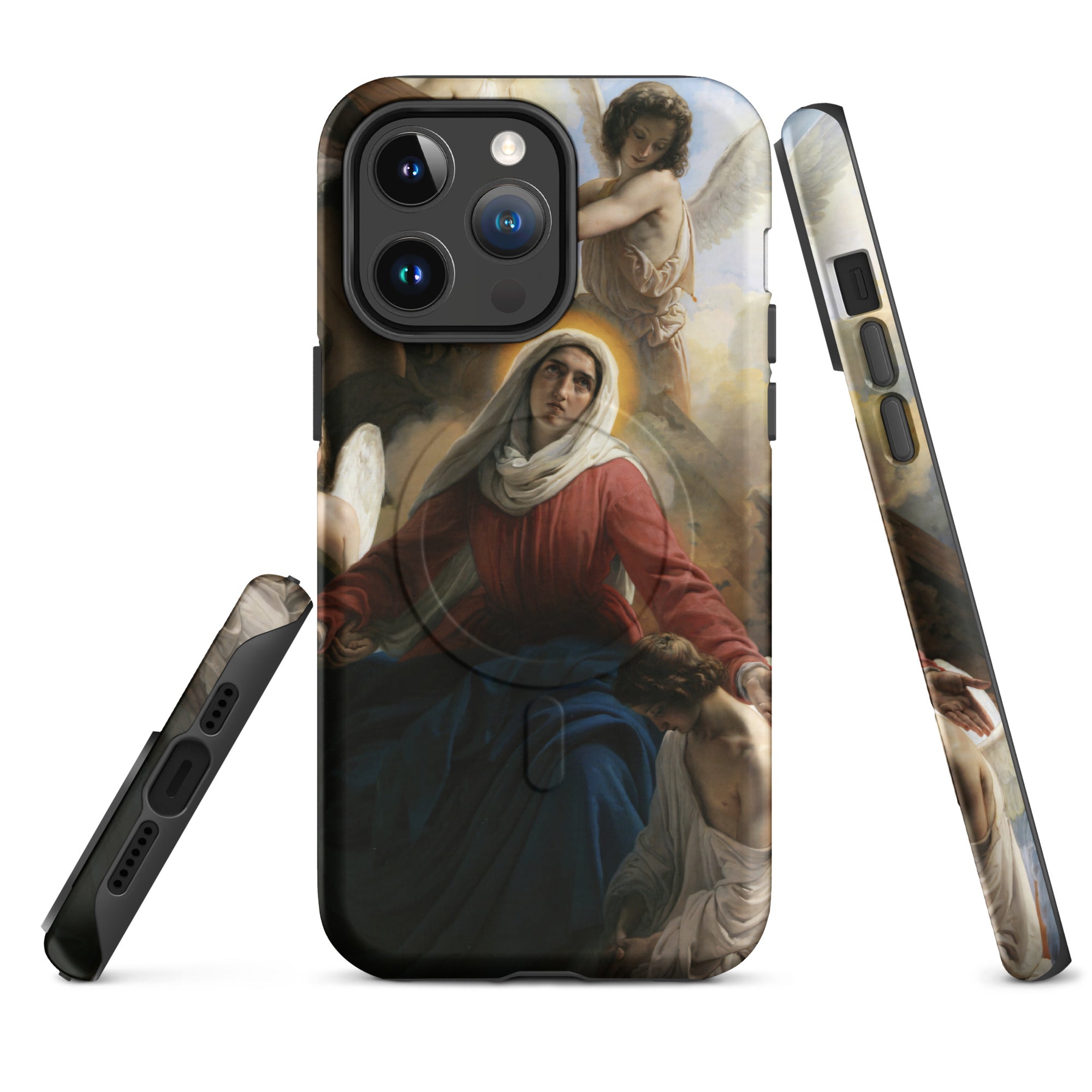 MagSafe® tough case for iPhone®-Francesco Hayez-La Vergine addolorata con gli angioli e i segni della passione 1842