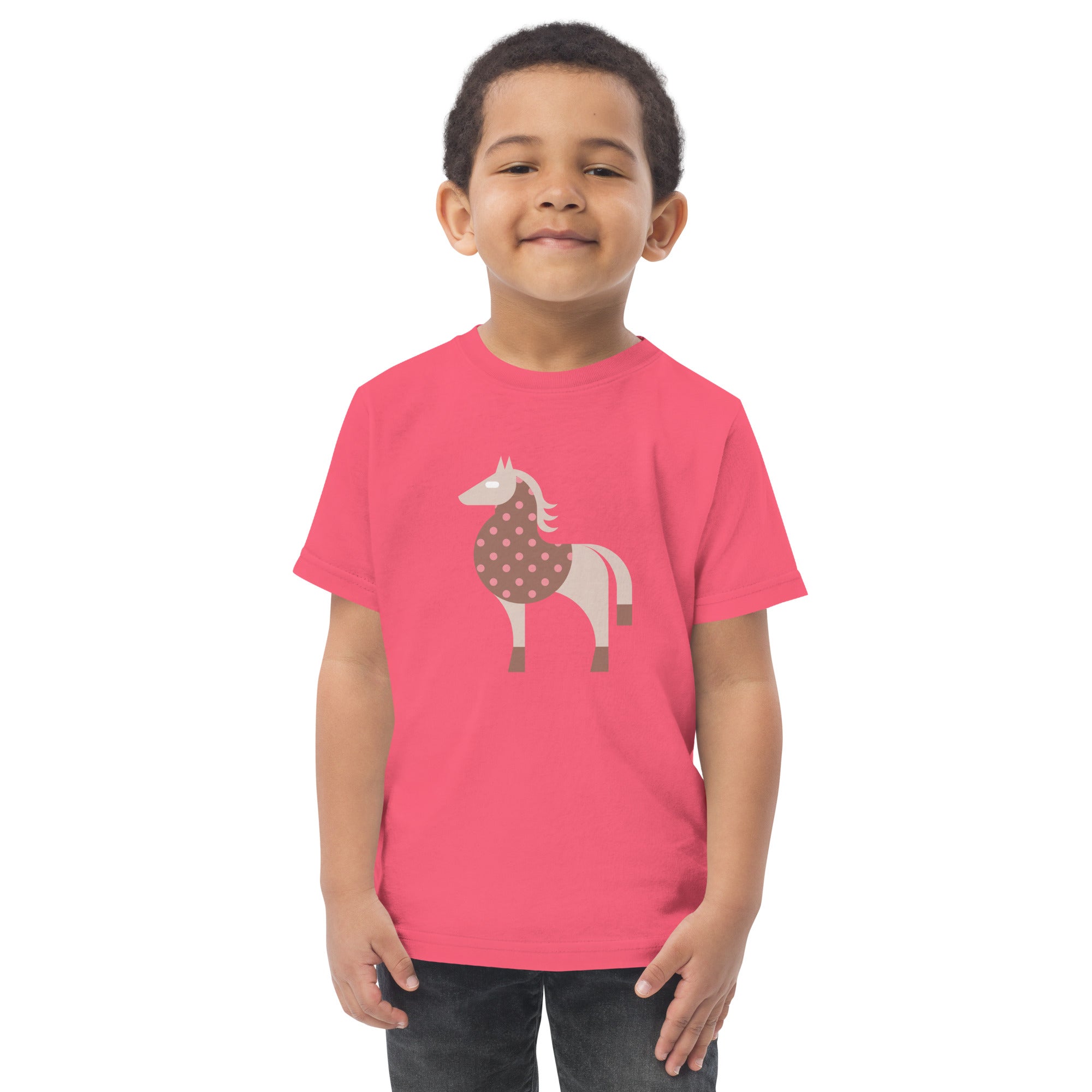 Toddler jersey t-shirt-Horse