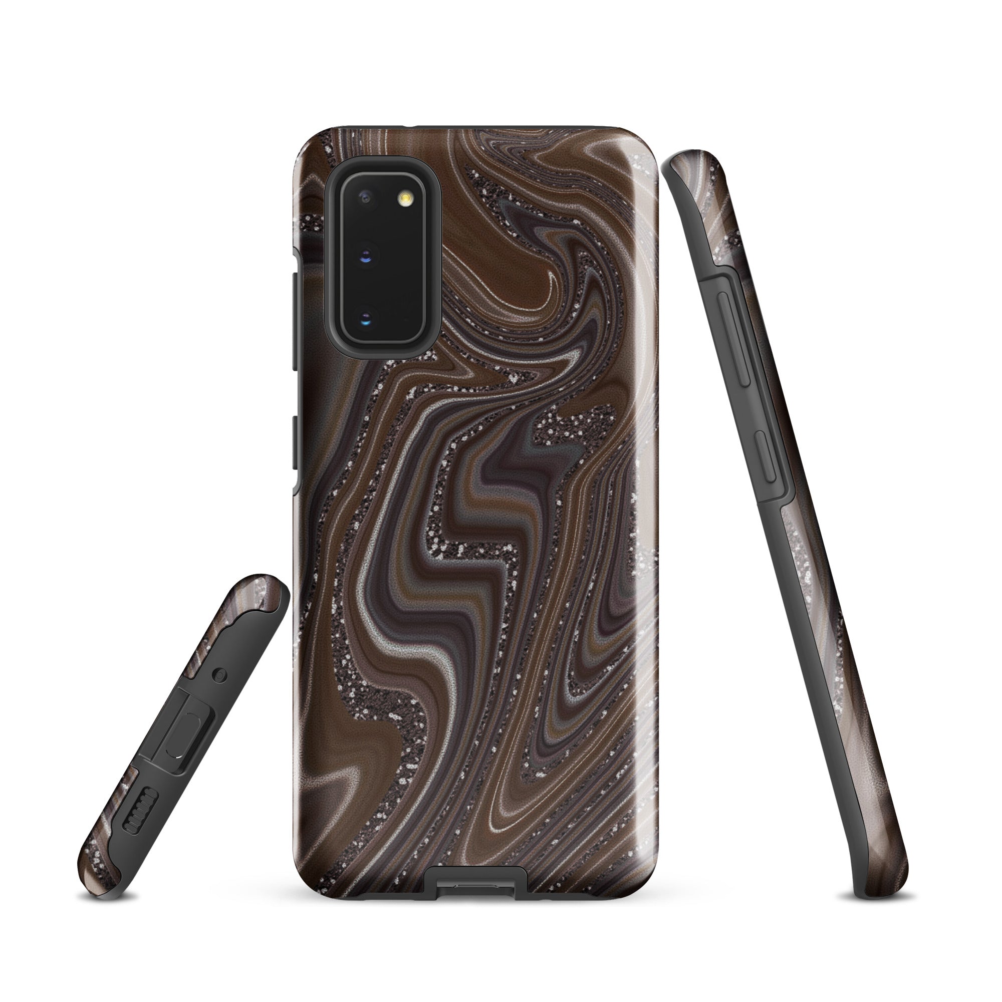 Tough case for Samsung®- Abstract Leather