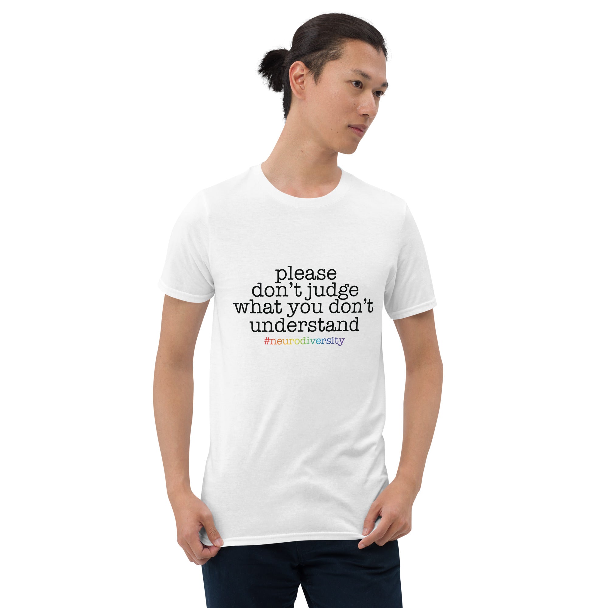 Short-Sleeve Unisex T-Shirt- ADHD- Please Dont Judge