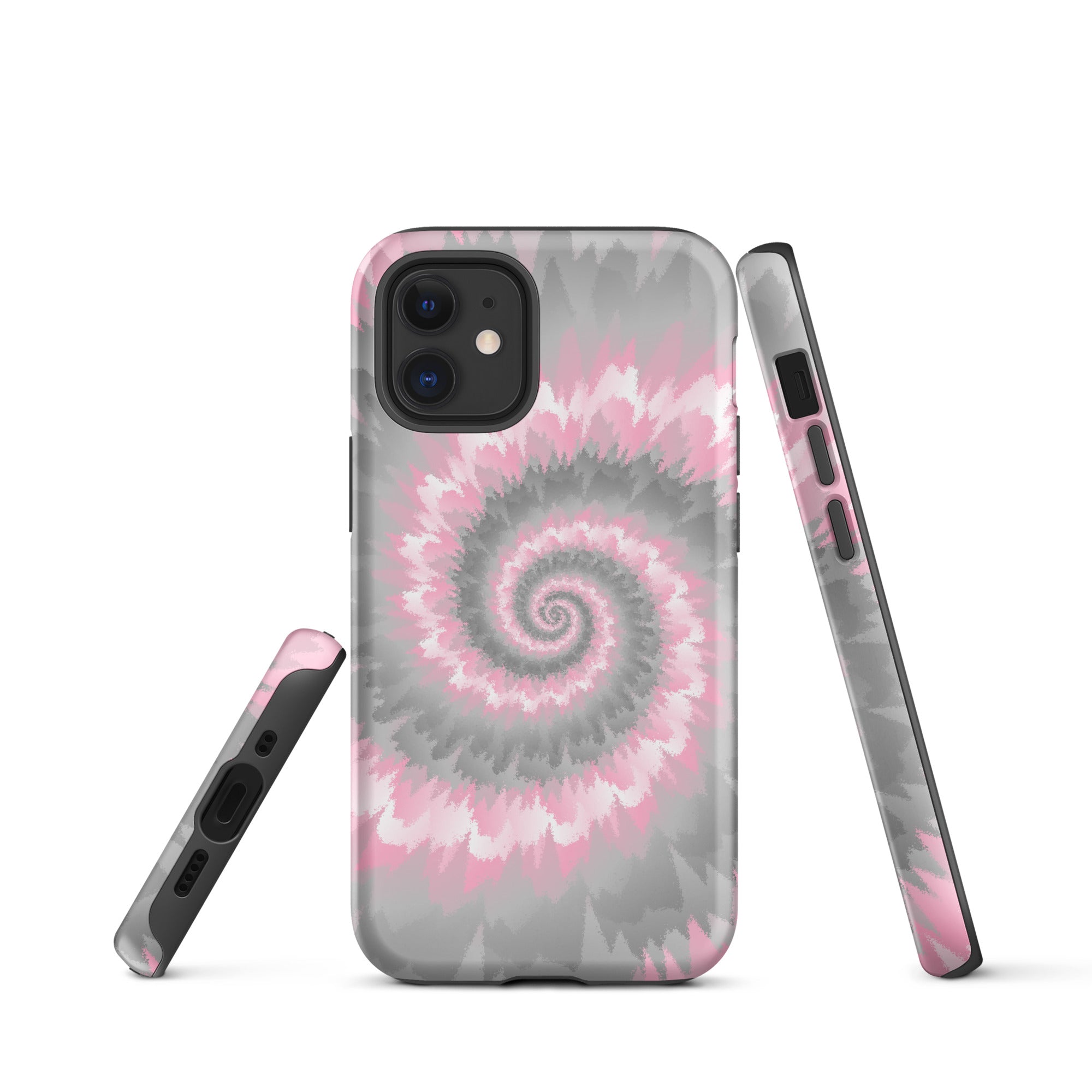 Tough Case for iPhone®-Tie Dye Spiral - Demigirl