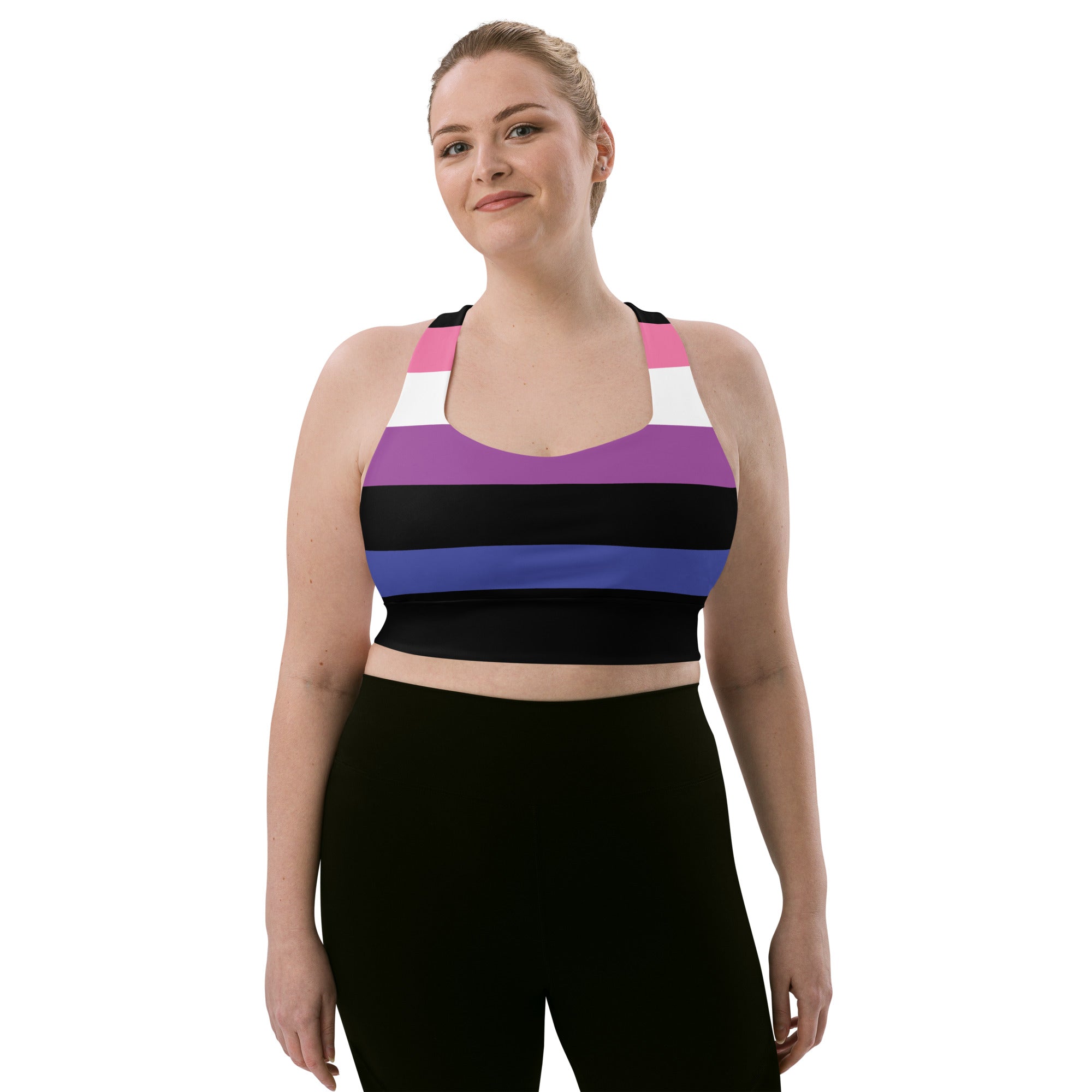Longline sports bra- Genderfluid