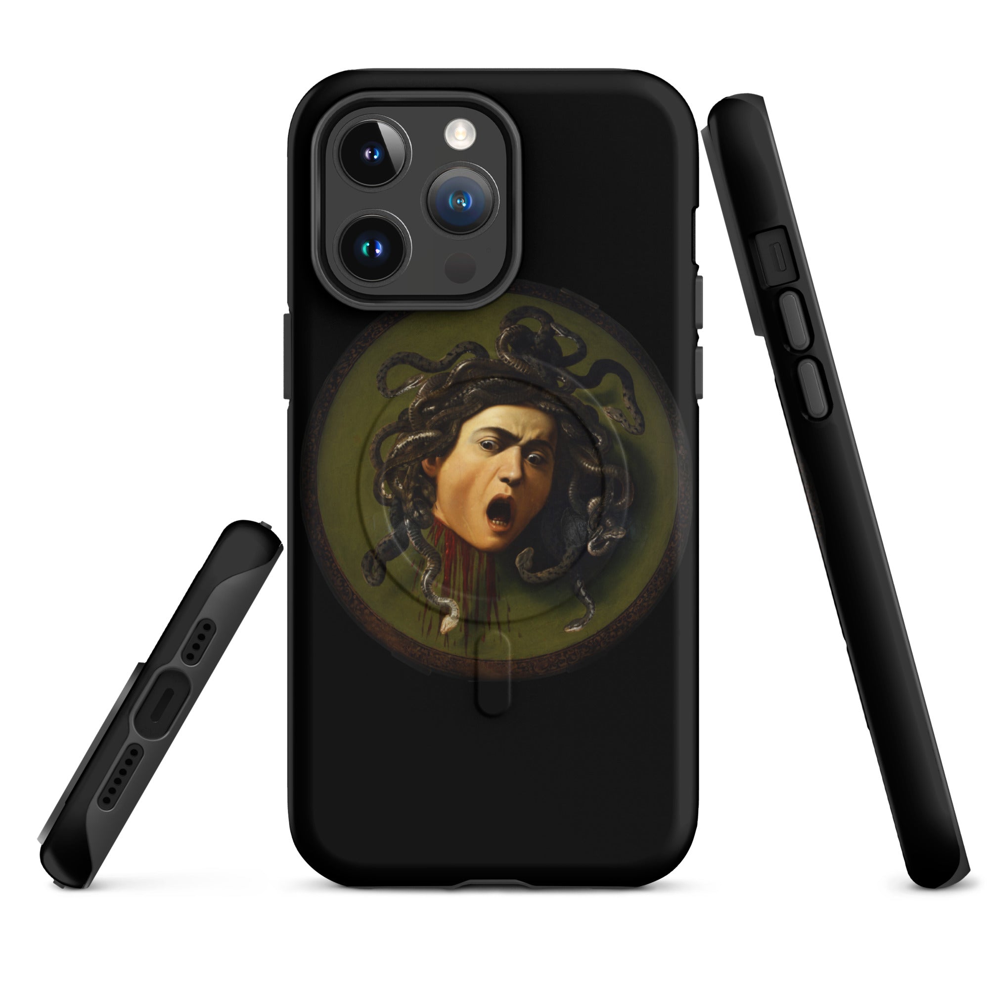 MagSafe® tough case for iPhone®-Caravaggio-Medusa 1597