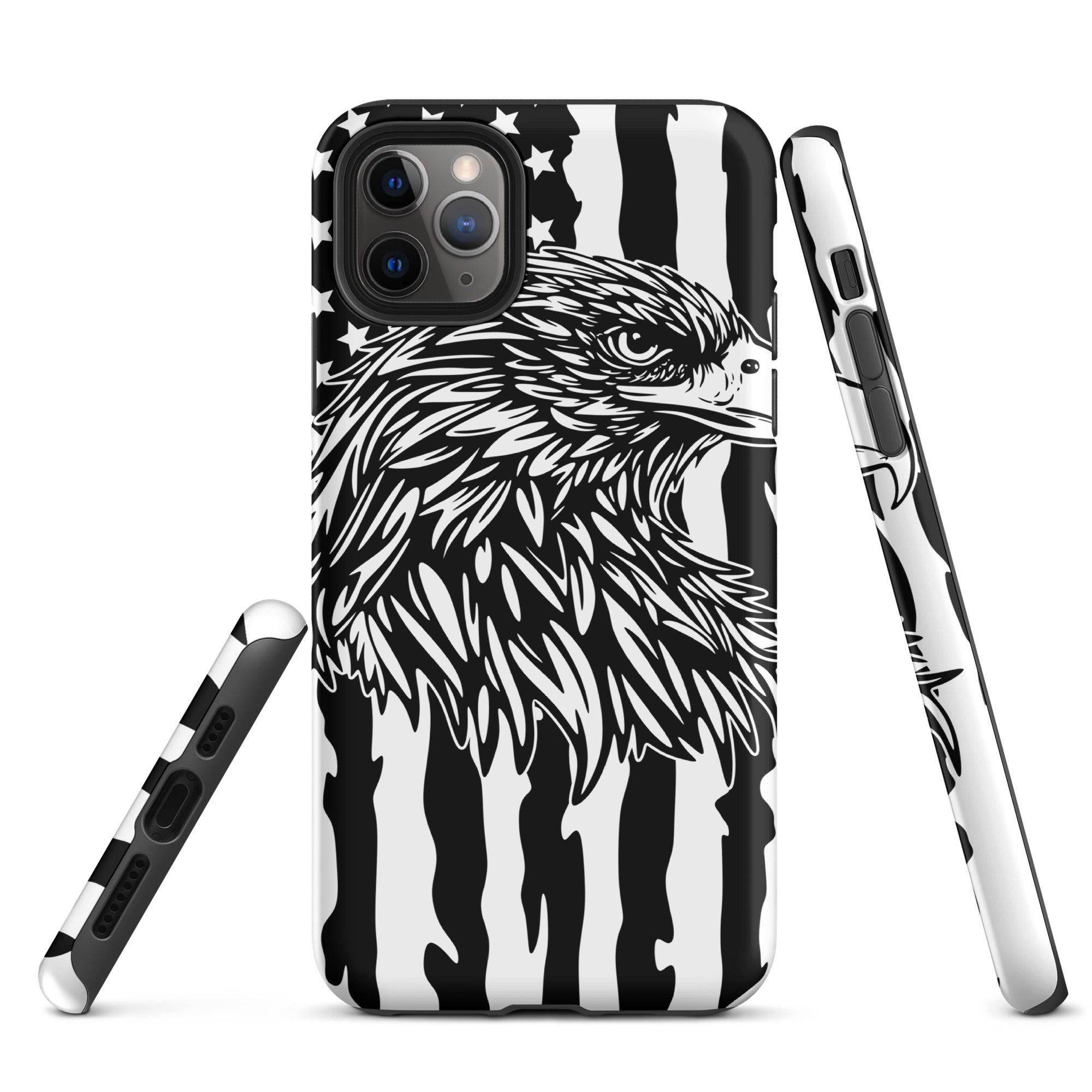 Tough Case for iPhone®- Eagle Mono