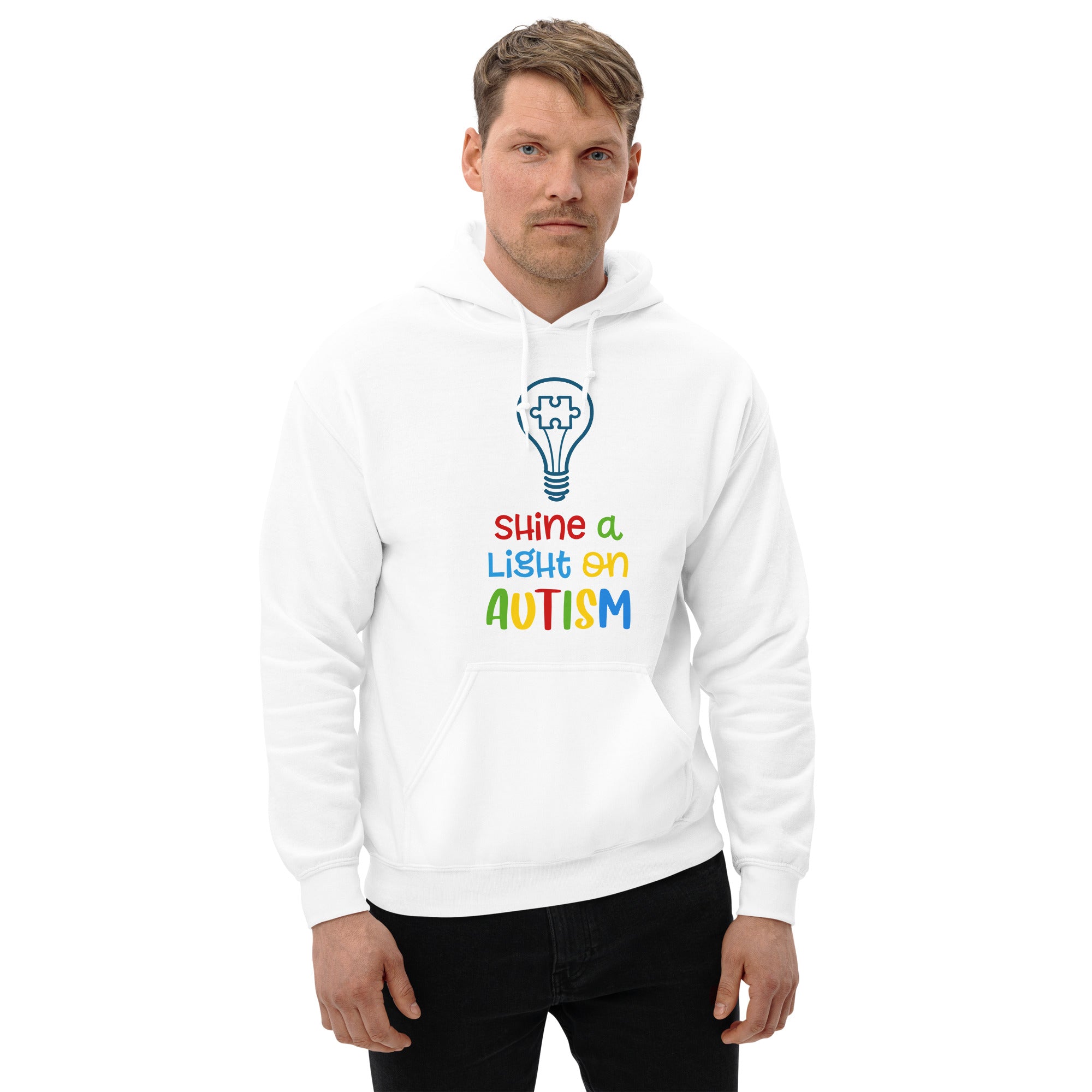 Unisex Hoodie- Shine a light on autism