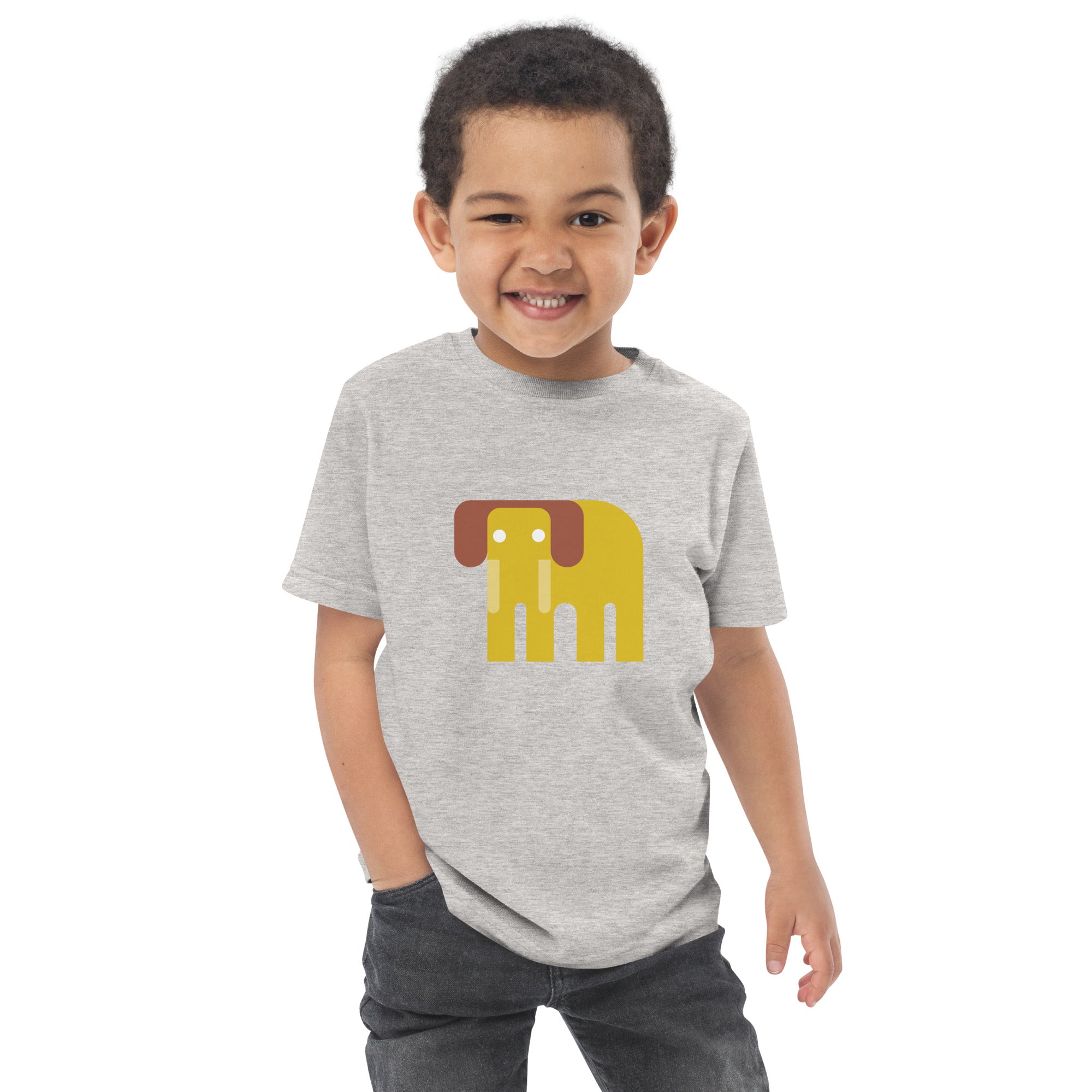 Toddler jersey t-shirt-Elephant