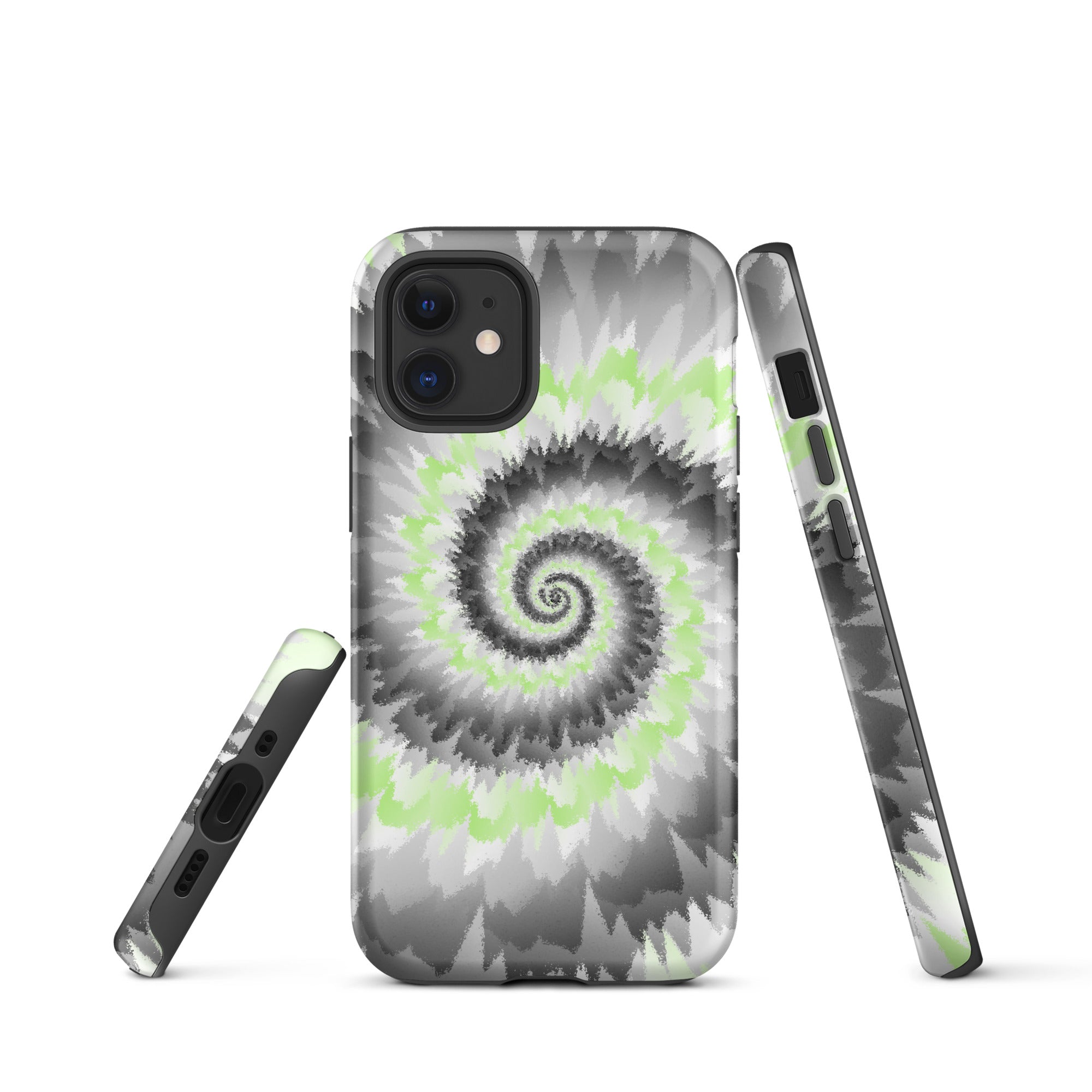Tough Case for iPhone®-Tie Dye Spiral - Agender