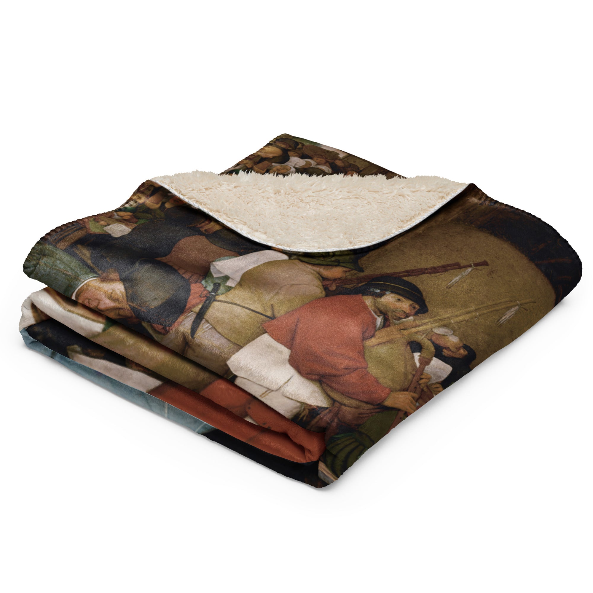 Sherpa blanket-Peasent Wedding