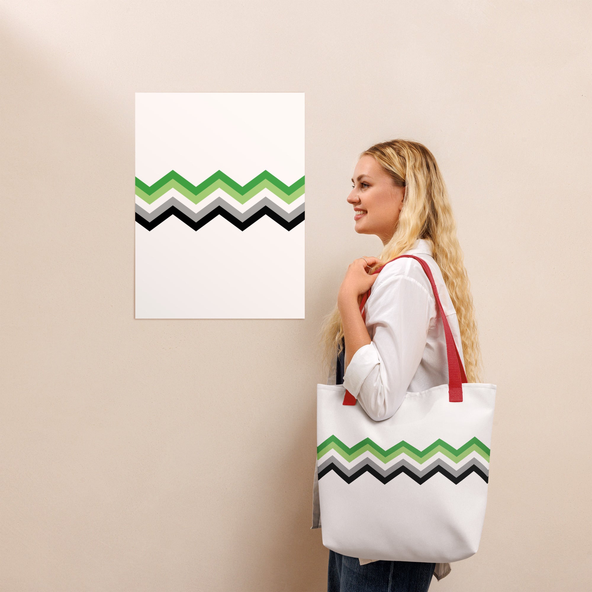 Tote bag-Zigzag-Aromantic