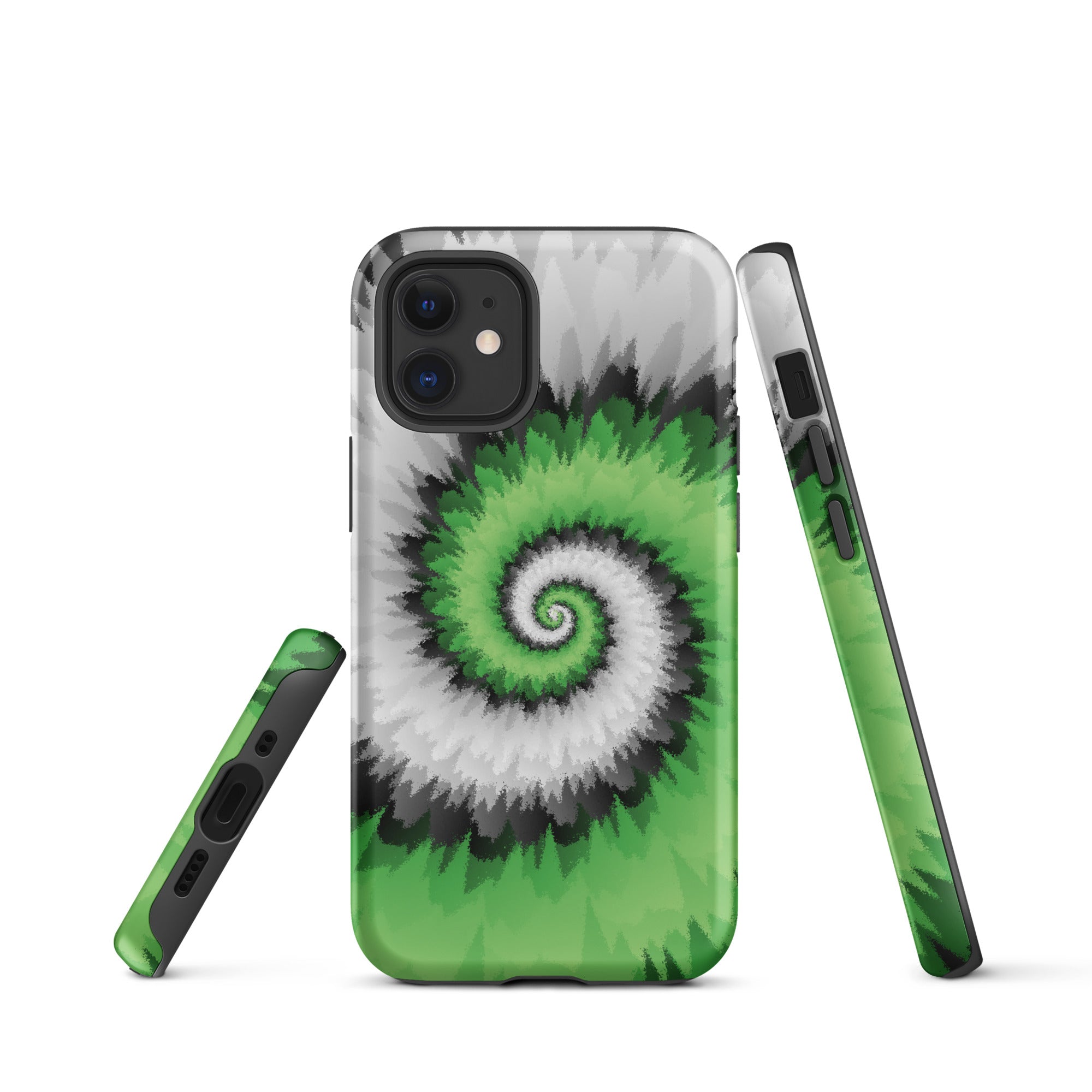 Tough Case for iPhone®-Tie Dye Spiral - Aromantic