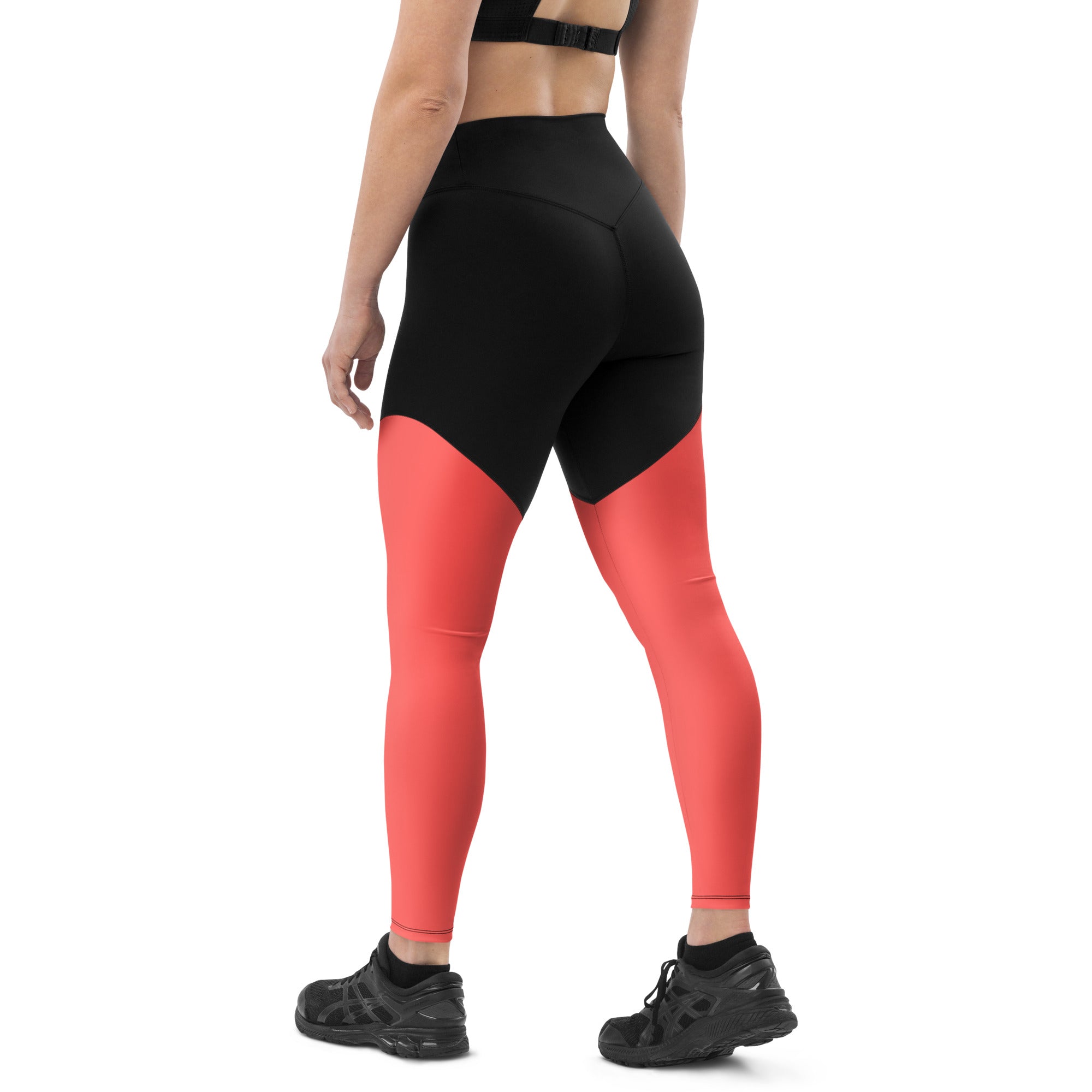 Sports Leggings- Coral