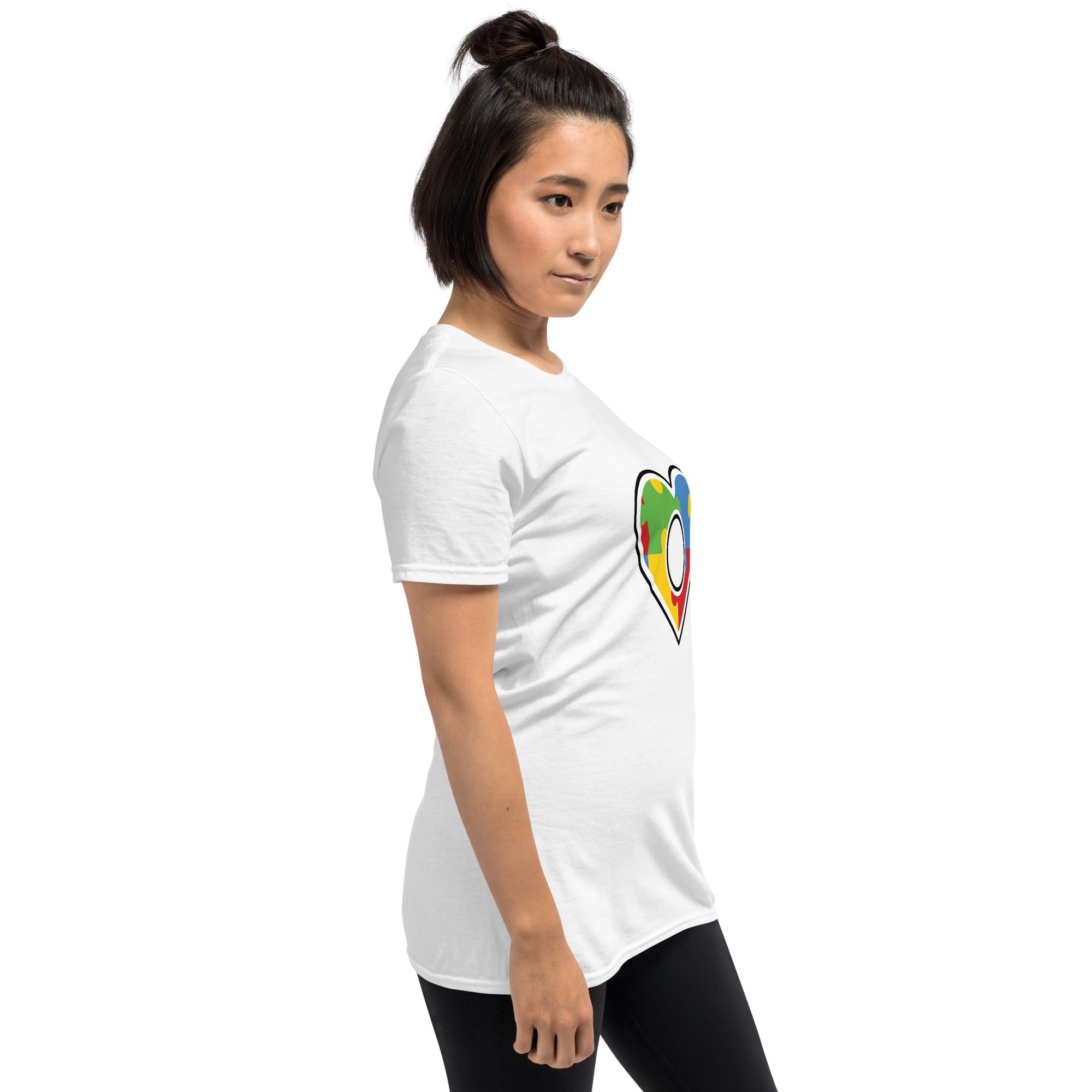 Short-Sleeve Unisex T-Shirt- Autism Heart