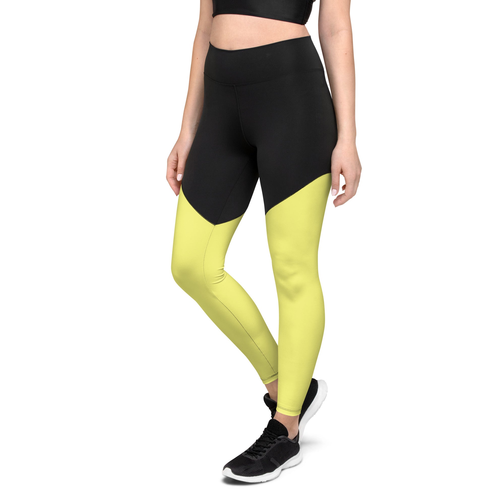 Sports Leggings- Yellow