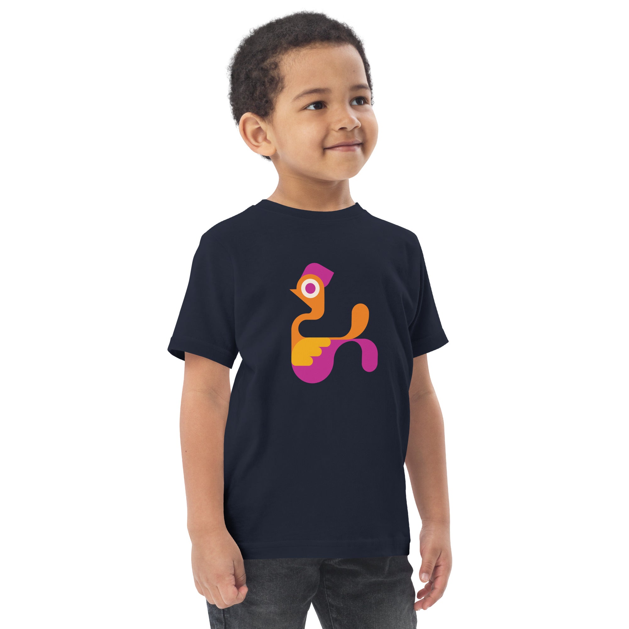 Toddler jersey t-shirt-Peacock