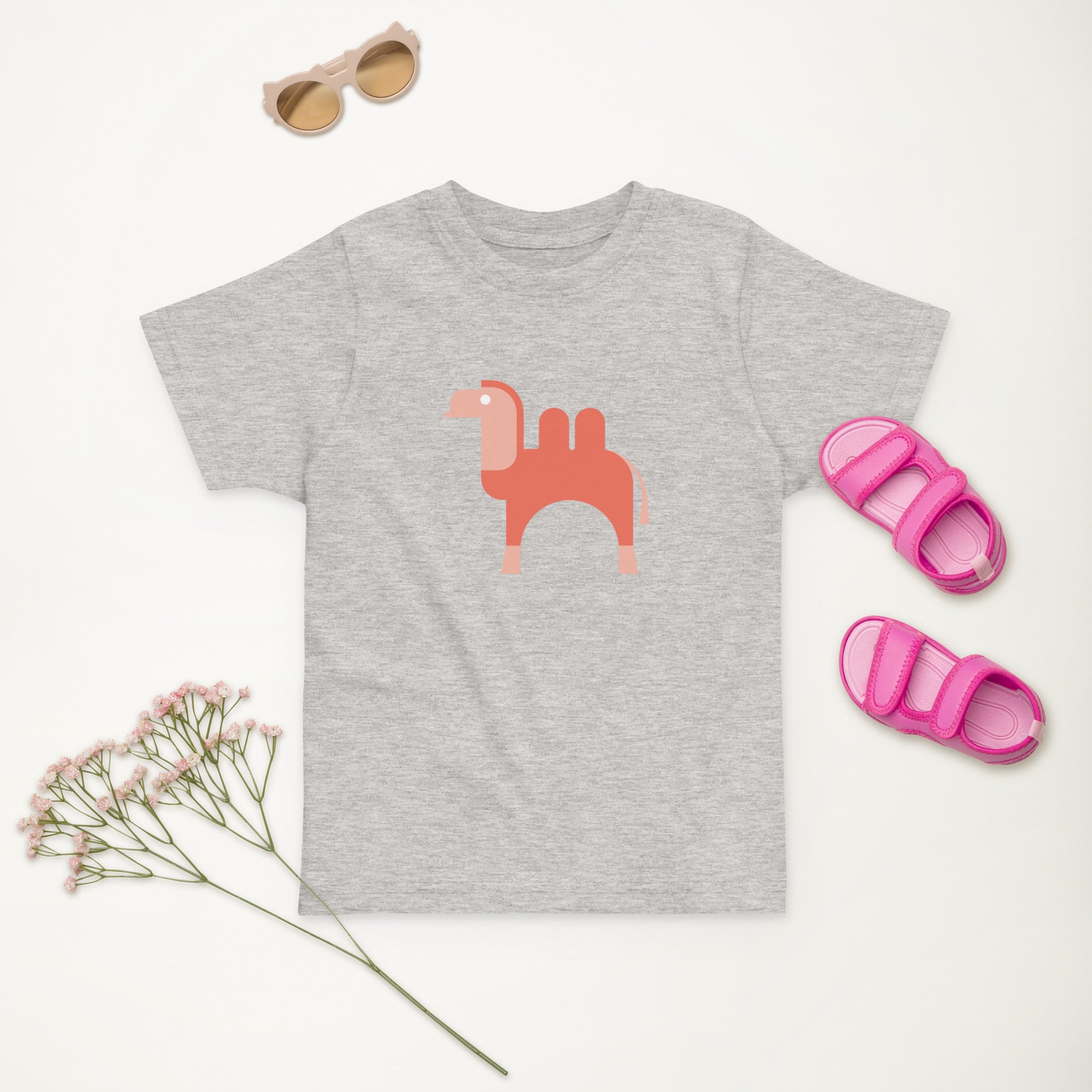 Toddler jersey t-shirt-Camel
