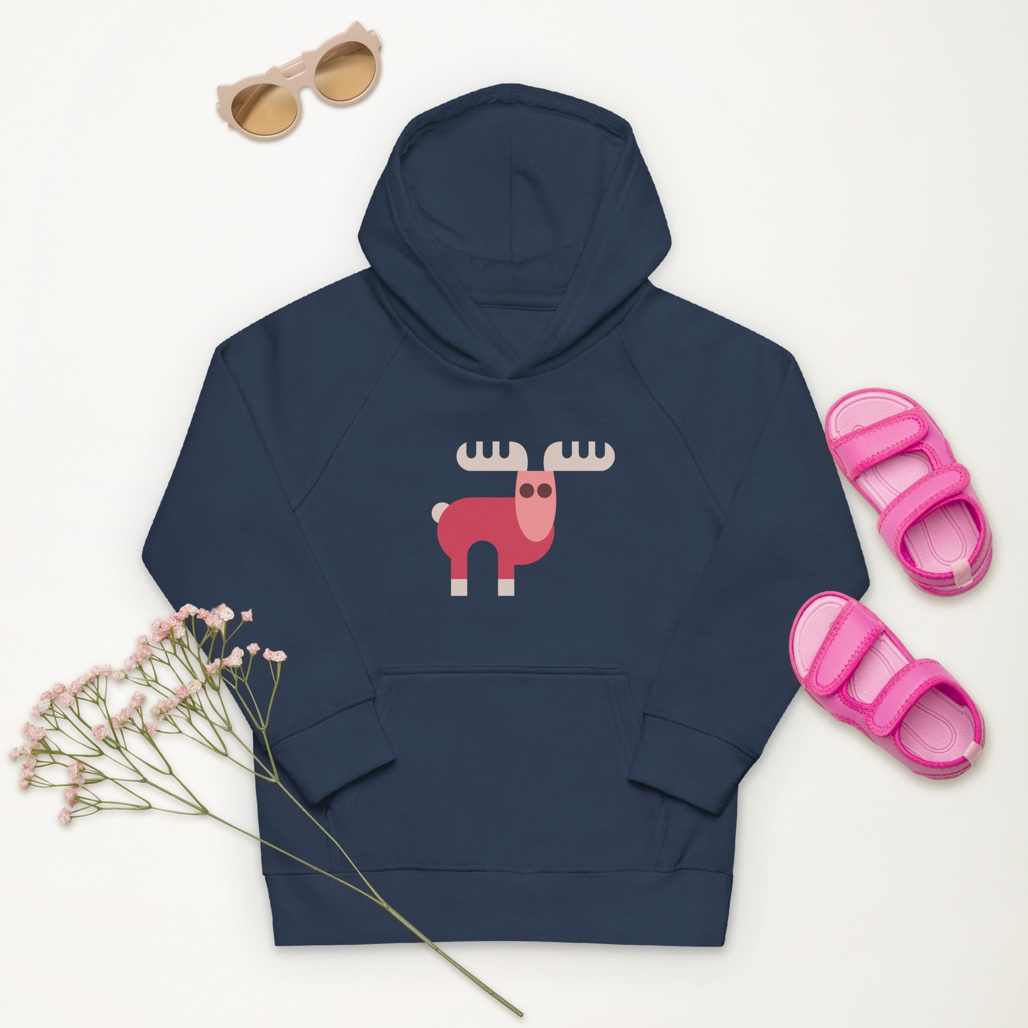 Kids eco hoodie-Elk