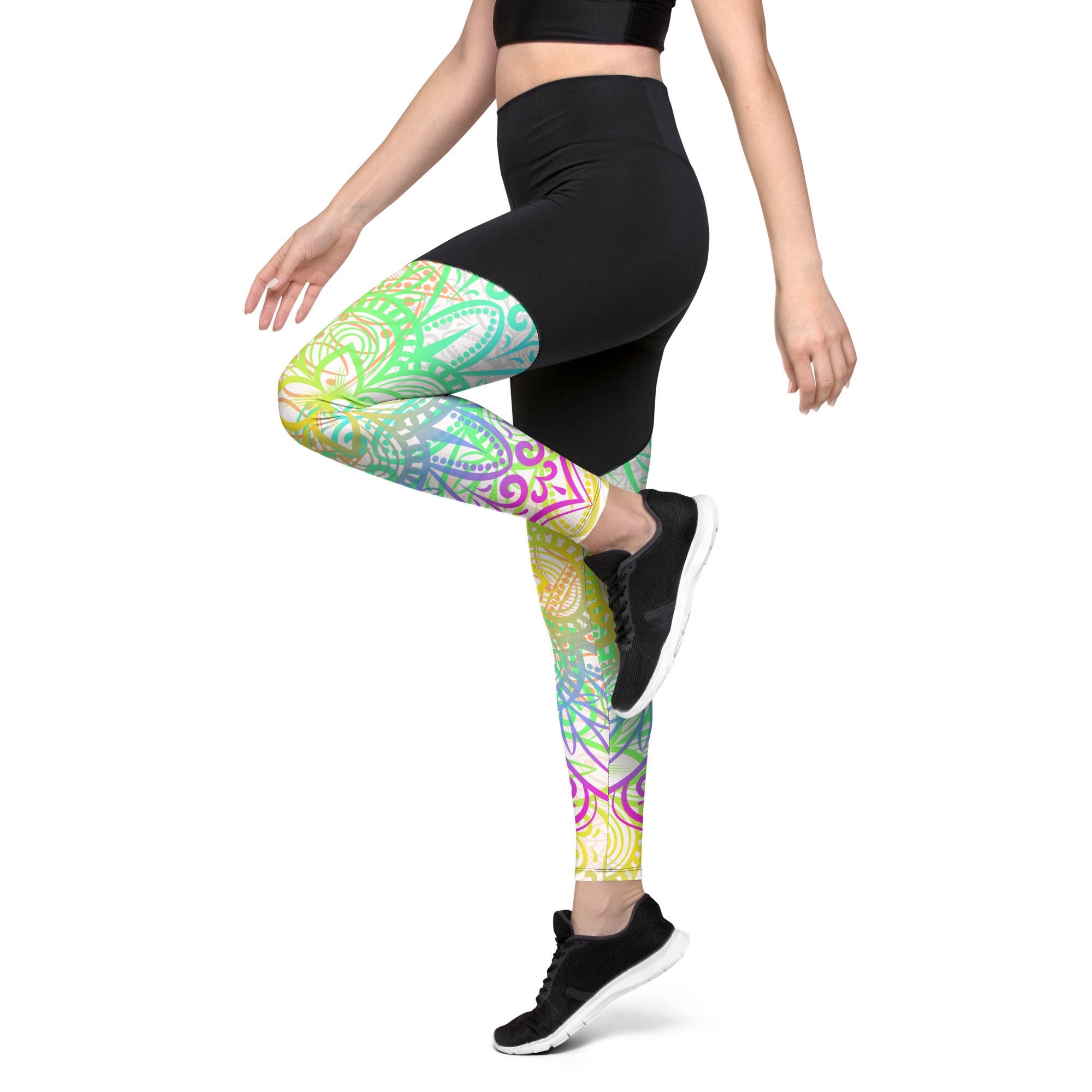 Sports Leggings- Mandala