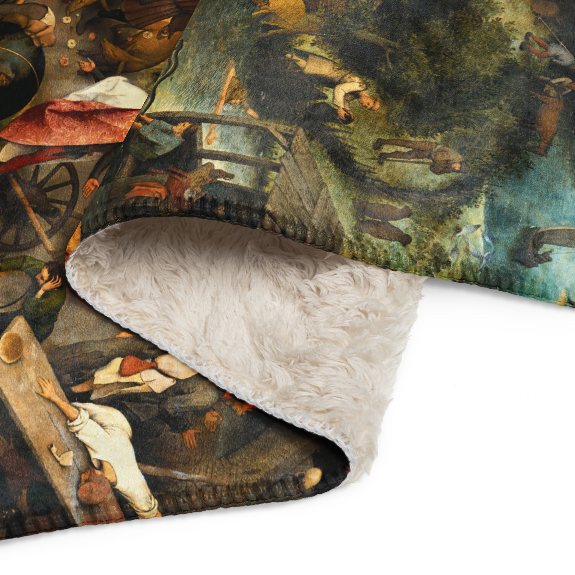 Sherpa blanket-Netherlandish Proverbs